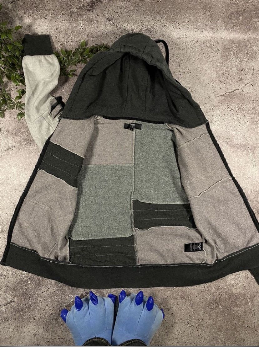 Vintage Rare Black Opium Zip Balenciaga Vibe Style Y2k Size US L / EU 52-54 / 3 - 16 Thumbnail