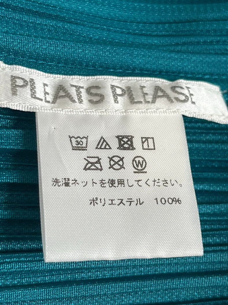 Issey Miyake Issey Miyake size:3 Blue-green pleated cardigan Size S / US 4 / IT 40 - 3 Thumbnail