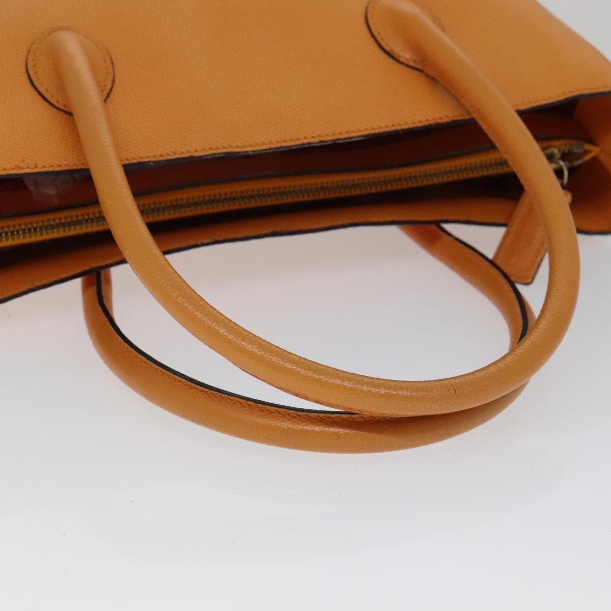 Celine CELINE Tote Bag Leather Orange Size ONE SIZE - 7 Thumbnail