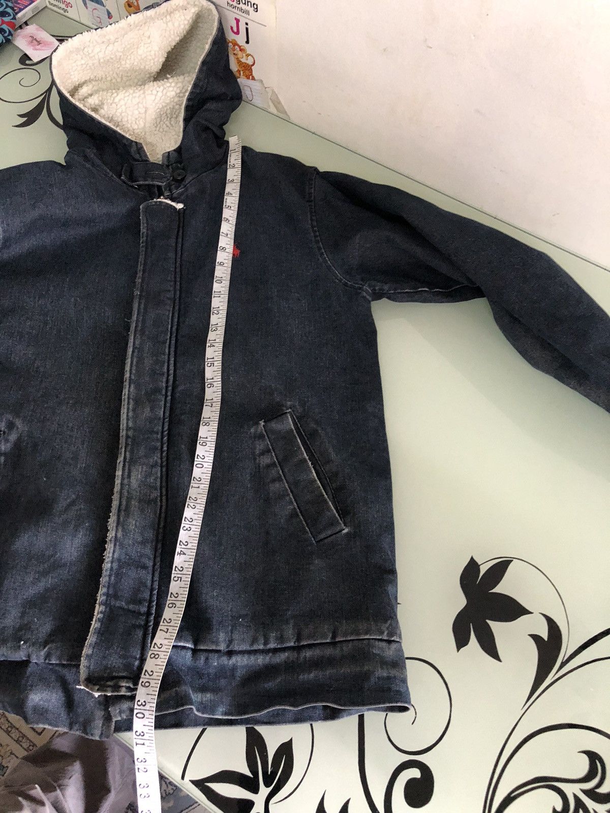Polo Ralph Lauren Vintage Polo Ralph Lauren Denim Sherpa Jacket With Hoodie Size US XL / EU 56 / 4 - 20 Thumbnail