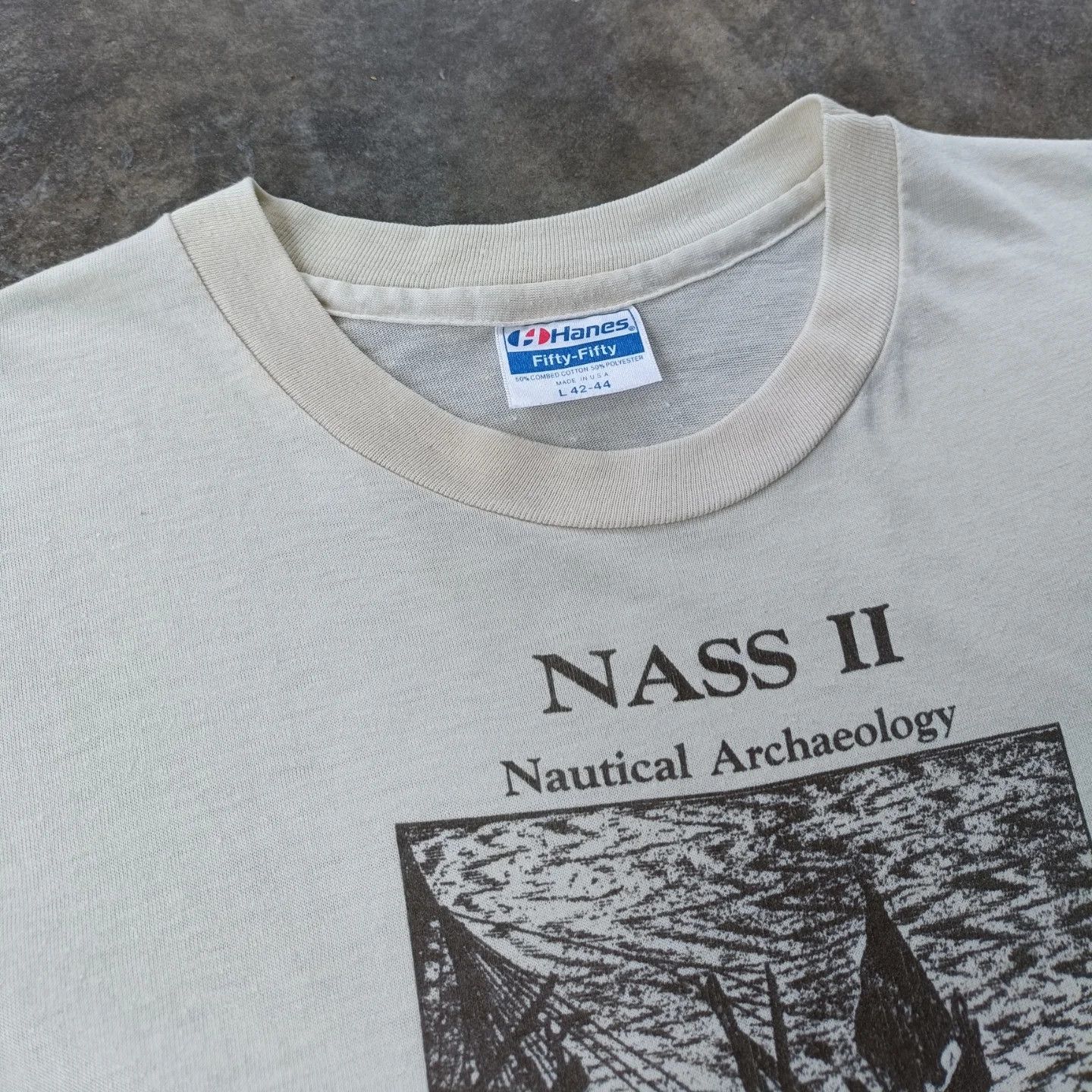 Vintage Vintage 80s NASS II Nautical Archeology Shipwreck Survey Size US M / EU 48-50 / 2 - 6 Thumbnail