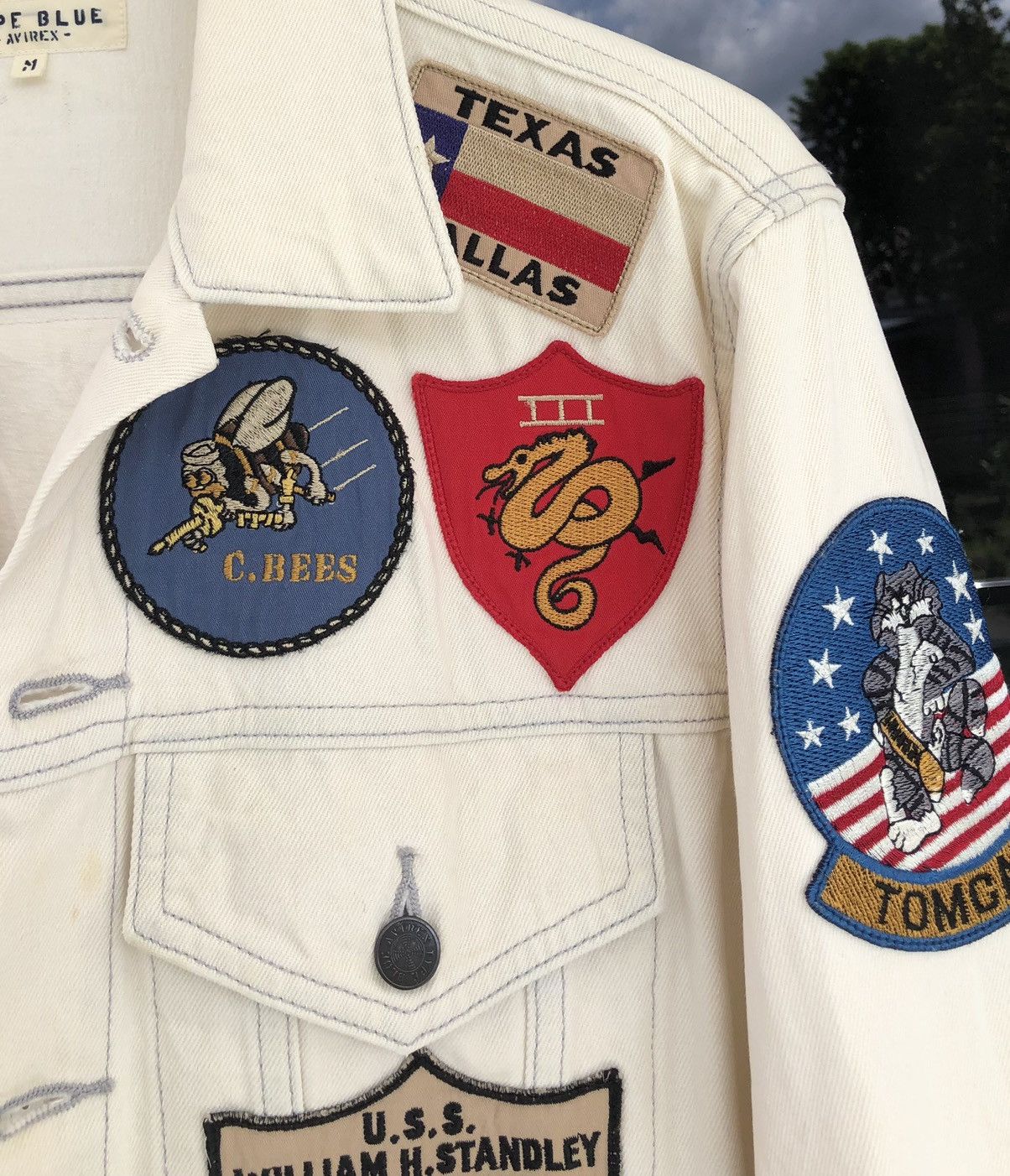 Avirex Avirex 🇺🇸 TYPE BLUE TOP GUN DENIM JACKET Men's Size US M / EU 48-50 / 2 - 8 Thumbnail