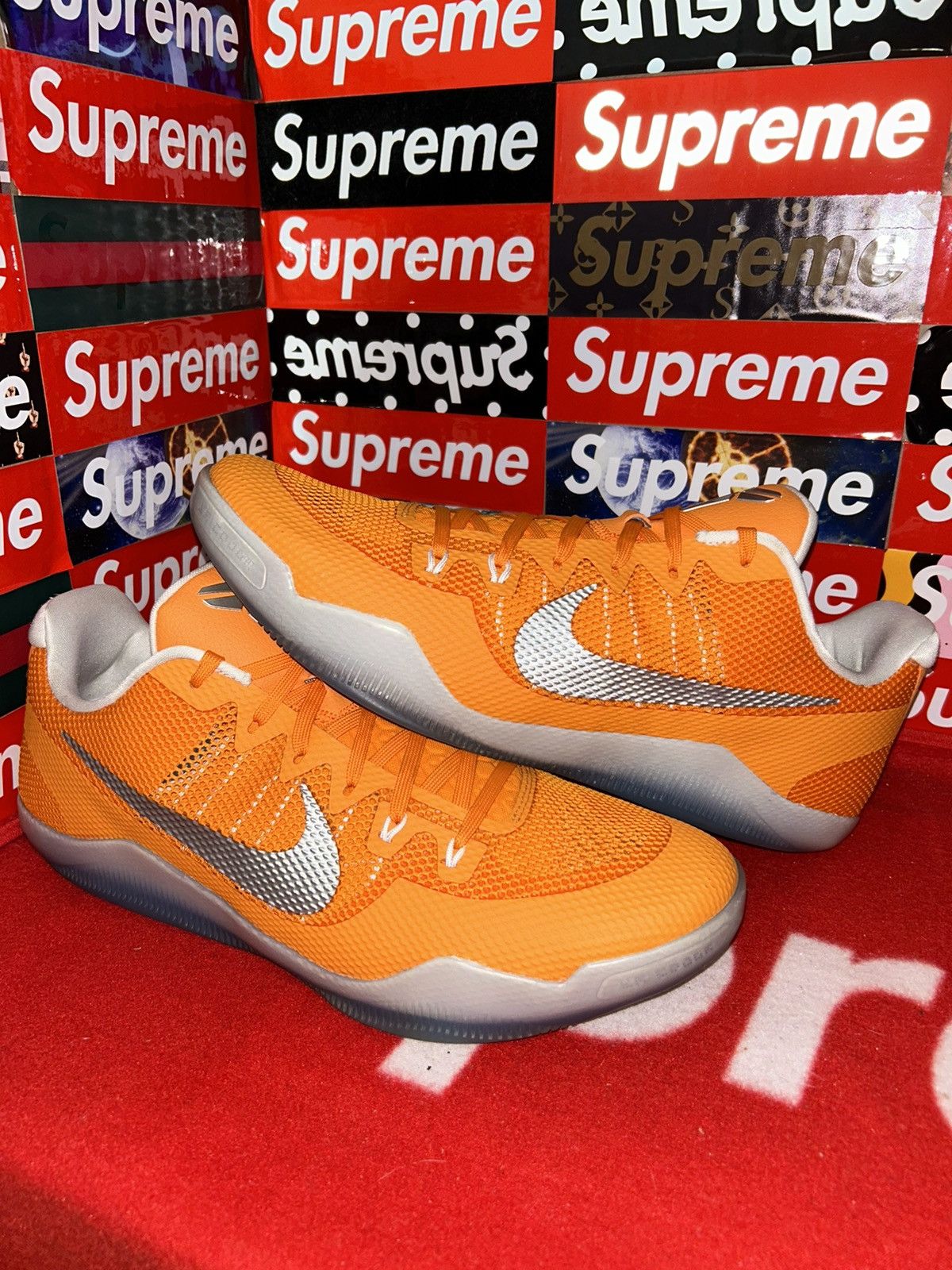Nike Nike Kobe 11 TB 'Orange' 856485 881 15 VNDS Promo Sample Size US 15 / EU 48 - 1 Thumbnail