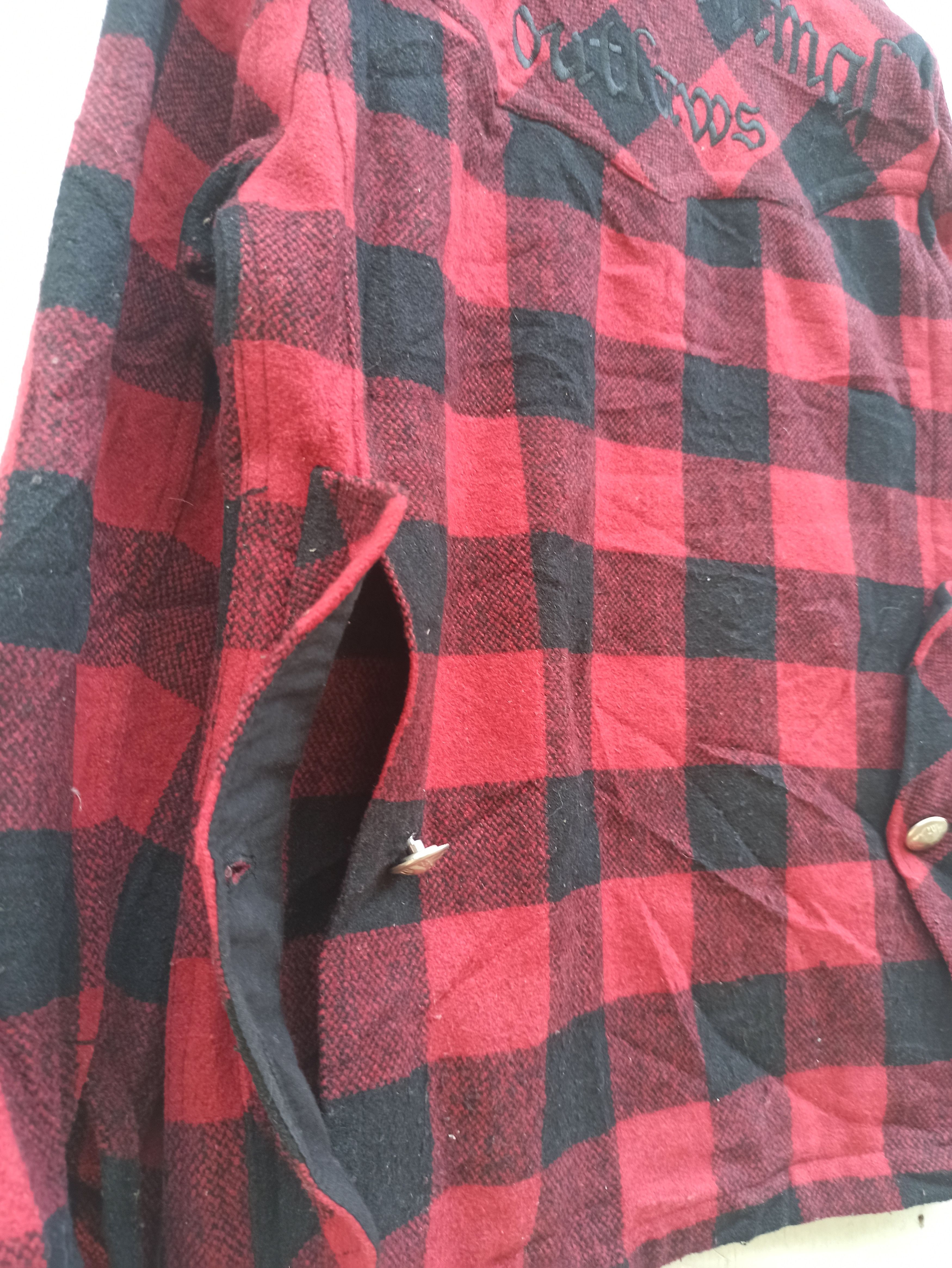 Flannel × JACKROSE × Japanese Brand Vintage Flannel Tartan Jack Rose Asphalt Animal Outlows Size US L / EU 52-54 / 3 - 4 Thumbnail