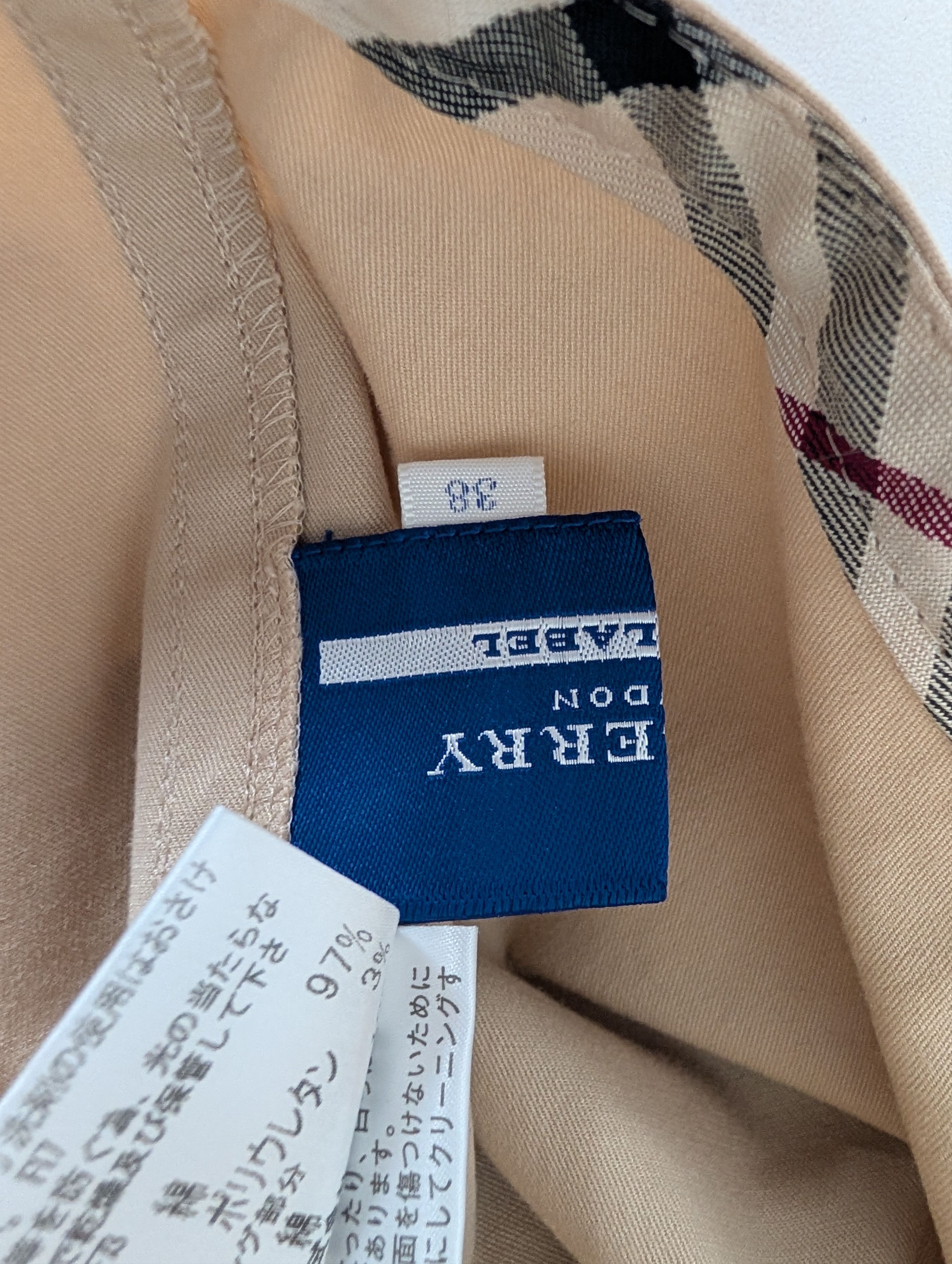Burberry Burberry Blue Label Beige Cropped Jacket Size XS / US 0-2 / IT 36-38 - 6 Thumbnail