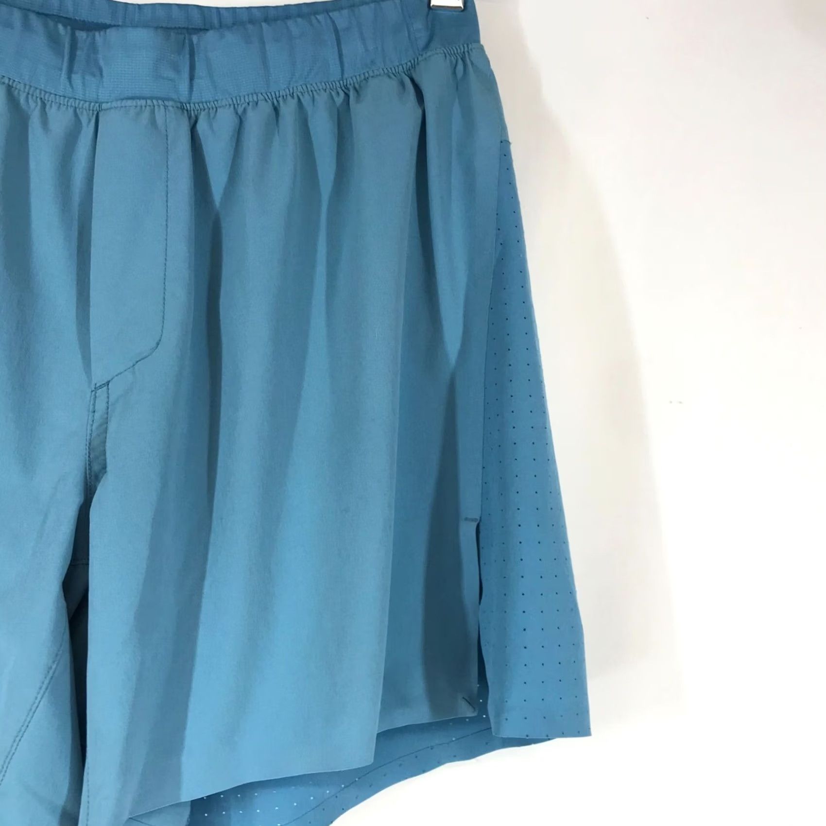 tentree VINTAGE? 10 TREE MEN'S S SMALL BLUE POLYESTER BLEND RUNNING SHORTS Size US 29 - 2 Thumbnail