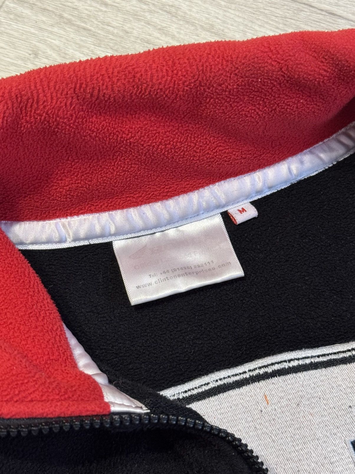 Honda 🔷Vintage Honda Racing Fleece Sweatshirt 90s🔷 Size US M / EU 48-50 / 2 - 6 Thumbnail
