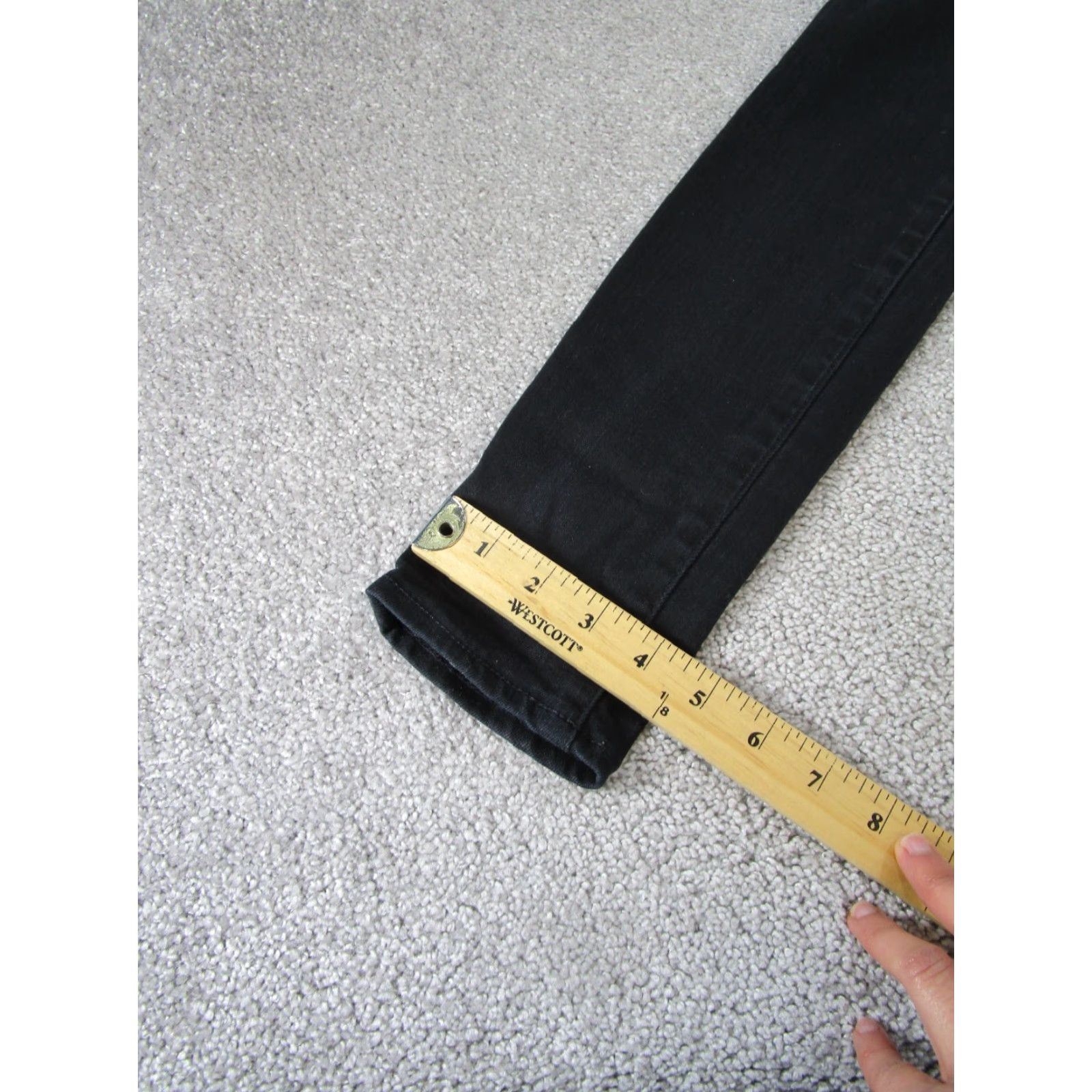 Madewell VINTAGE Madewell Jeans Womens 24 Skinny Black Denim Mid Rise 90s Pants Womens Size 42" / US 20 - 5 Thumbnail