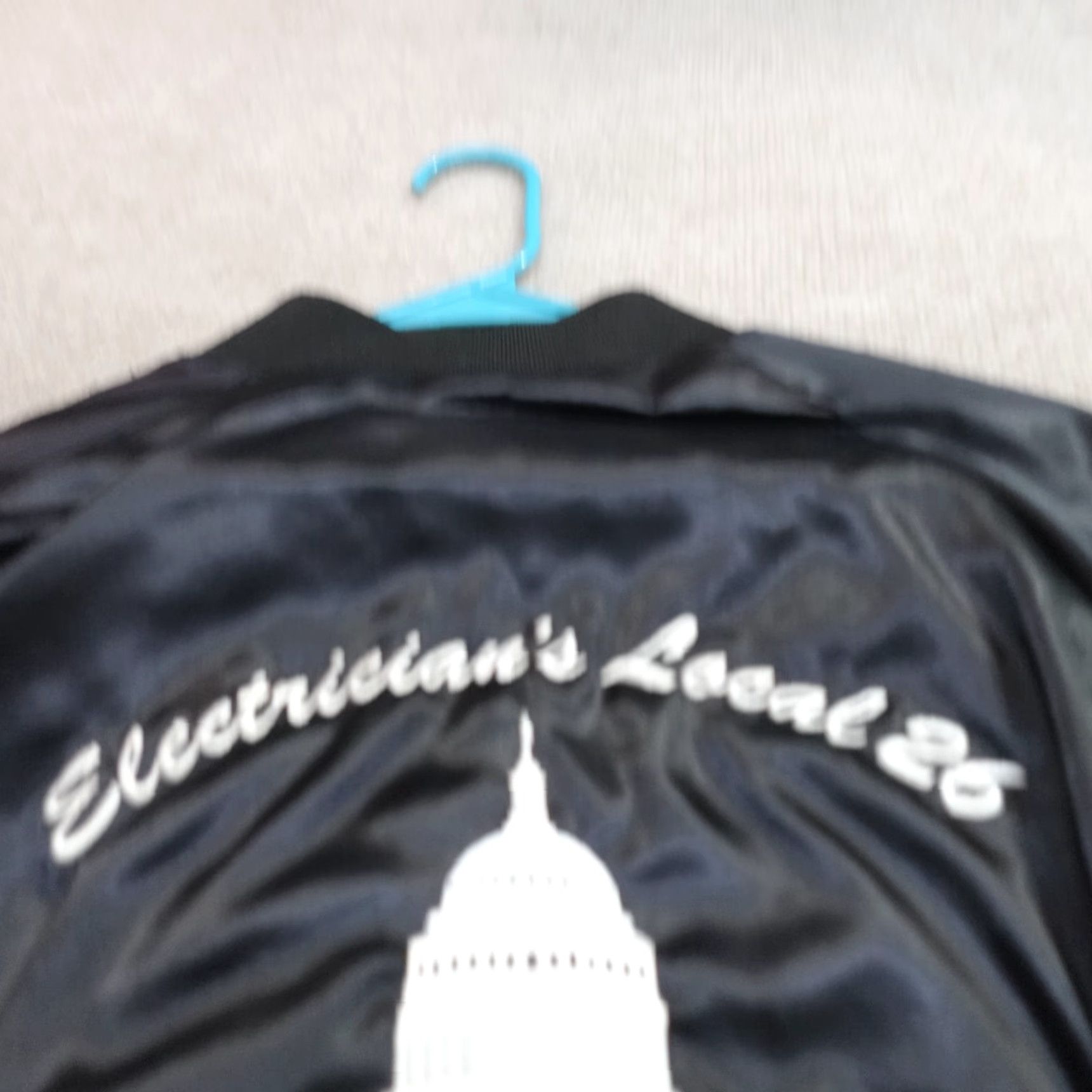 Vintage VINTAGE Local 26 Satin Jacket XL Black Bomber Jacket Men Size US XL / EU 56 / 4 - 3 Thumbnail