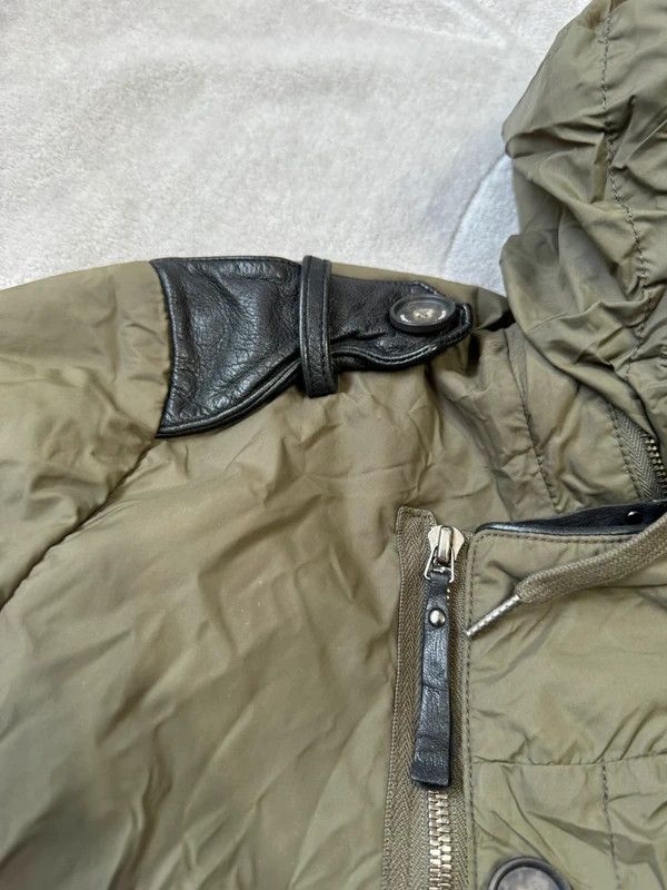 Diesel Black Gold Diesel Black Gold Military Parka Coat Jacket Nylon Leather S Size S / US 4 / IT 40 - 5 Thumbnail