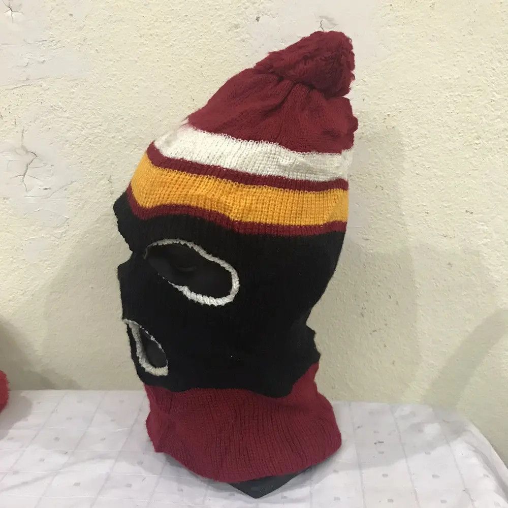 Japanese Brand × Kapital × Vintage Stripe Balaclava Japanese Brand Beanie Hat Size ONE SIZE - 4 Thumbnail
