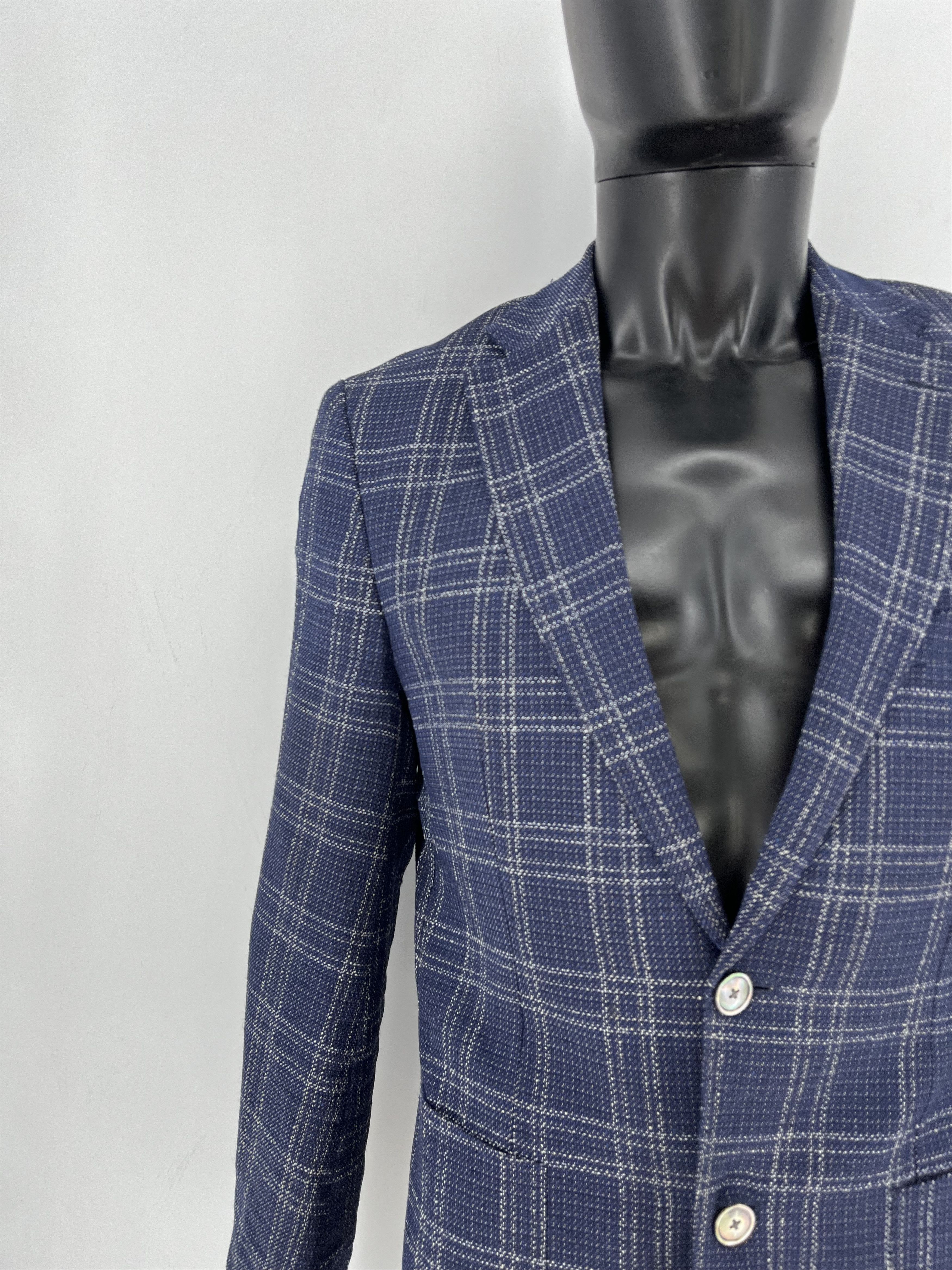 Hugo Vintage Hugo Boss blazer men wool 38R M multi wool Size 38R - 6 Thumbnail