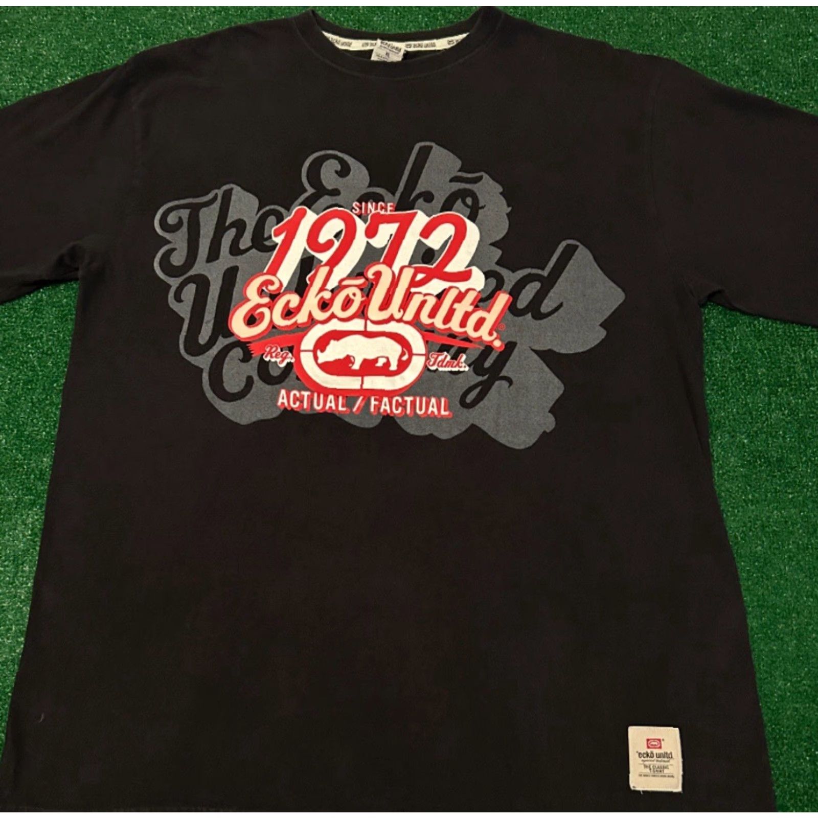 Ecko Unltd. VINTAGE Ecko Unltd Classic Logo Shirt Mens XL Hip Hop 2000s Skater Black Size US XL / EU 56 / 4 - 3 Thumbnail