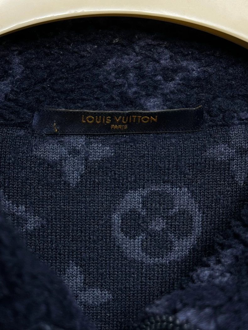 Louis Vuitton Louis Vuitton Blue full print teddy down jacket 2503-Nexta Size US XL / EU 56 / 4 - 3 Thumbnail