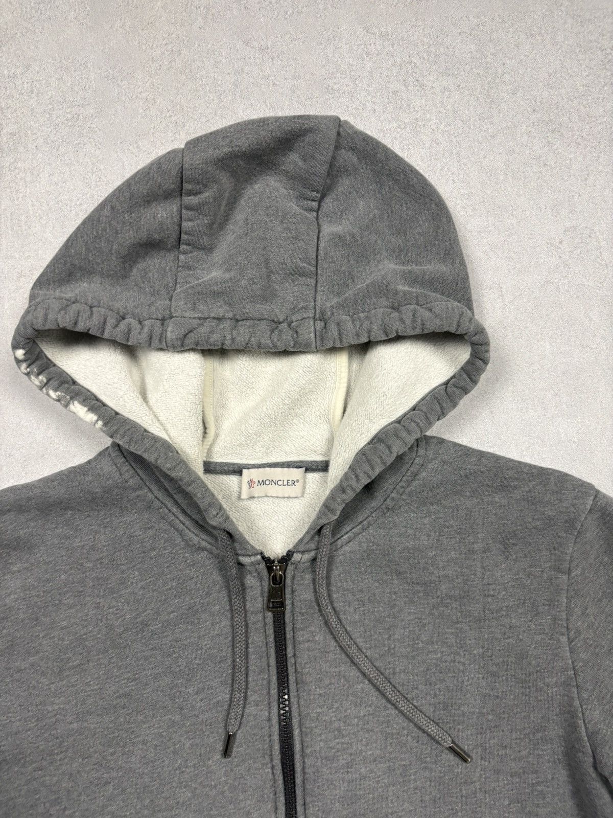 Moncler Moncler Maglia Cardigan Grey Zip Hoodie Fleece Lined Size M Size M / US 6-8 / IT 42-44 - 2 Thumbnail