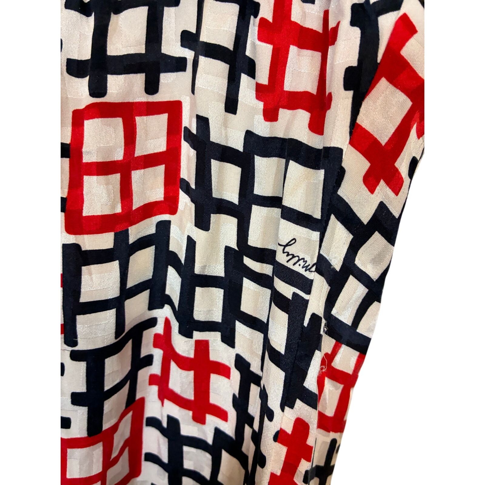 MILLY Milly Tiered Cotton Poplin Dress Printed Smock Resort M Size M / US 6-8 / IT 42-44 - 3 Thumbnail
