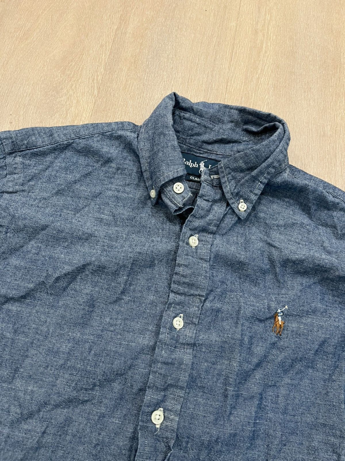Polo Ralph Lauren Polo Ralph Lauren Dress Shirt Size US M / EU 48-50 / 2 - 2 Thumbnail