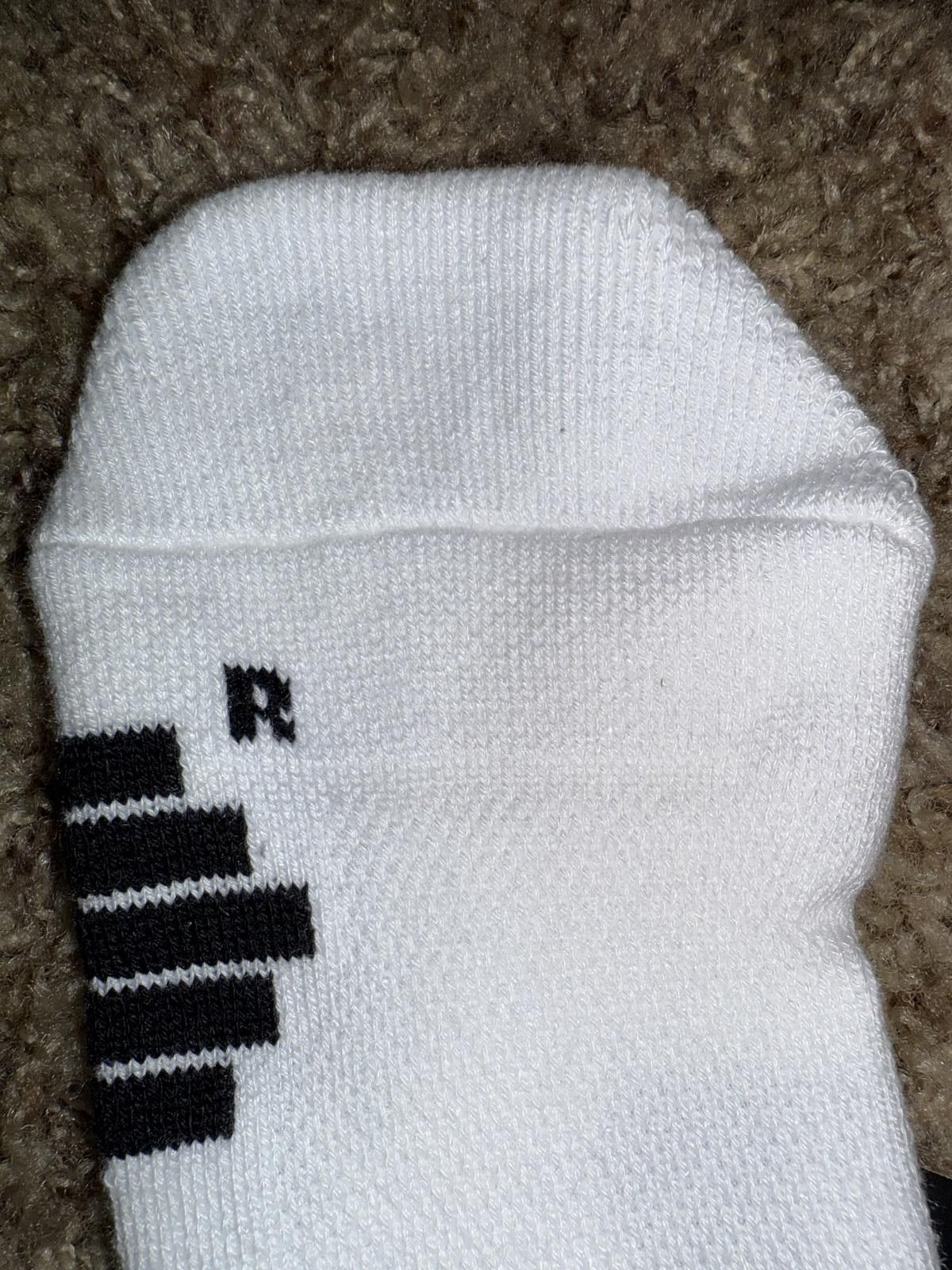 Nike Nike Elite Crew Basketball White Black Single Pair Sample Size ONE SIZE - 3 Thumbnail