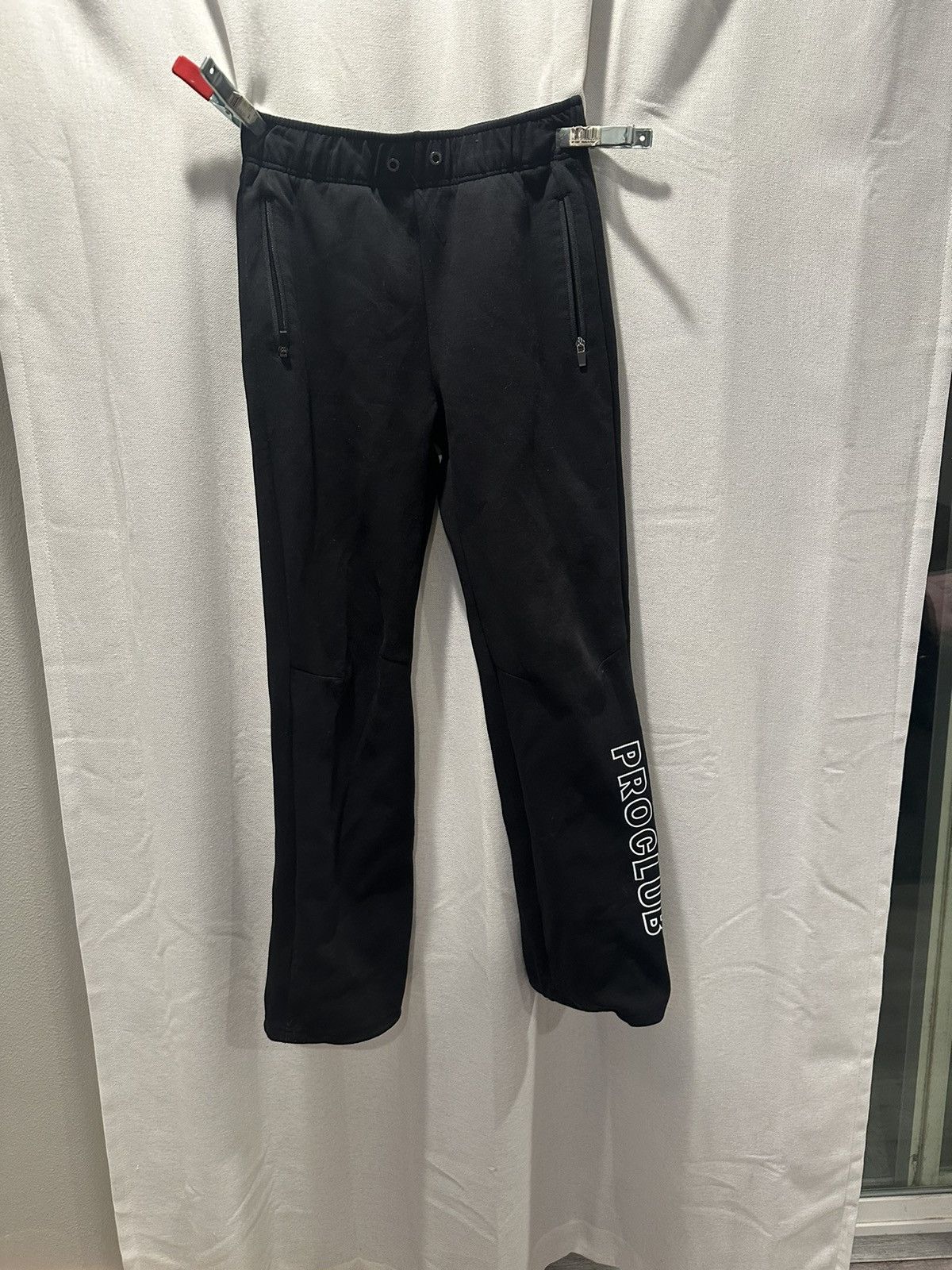 Vintage Pro club black sweats Size US 29 - 1 Thumbnail