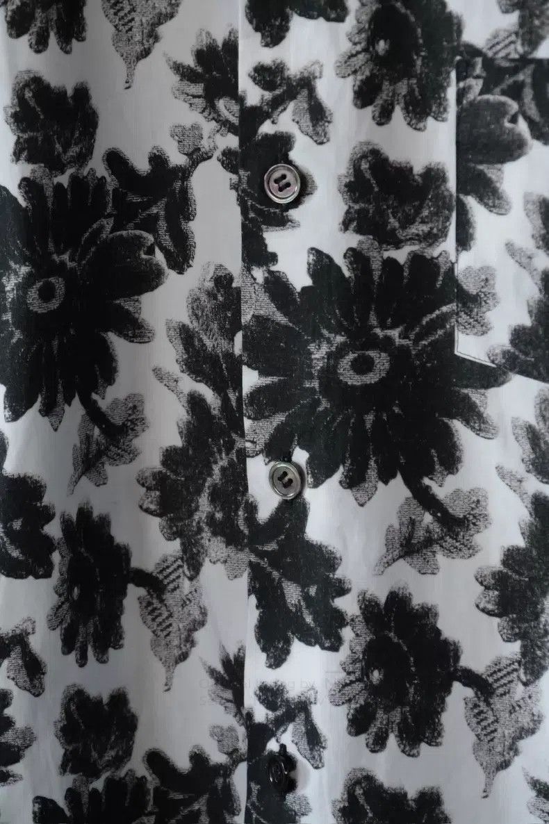 Comme des Garcons Comme Des Garcons Black and White Floral Print Seven-eight Size M / US 6-8 / IT 42-44 - 4 Thumbnail
