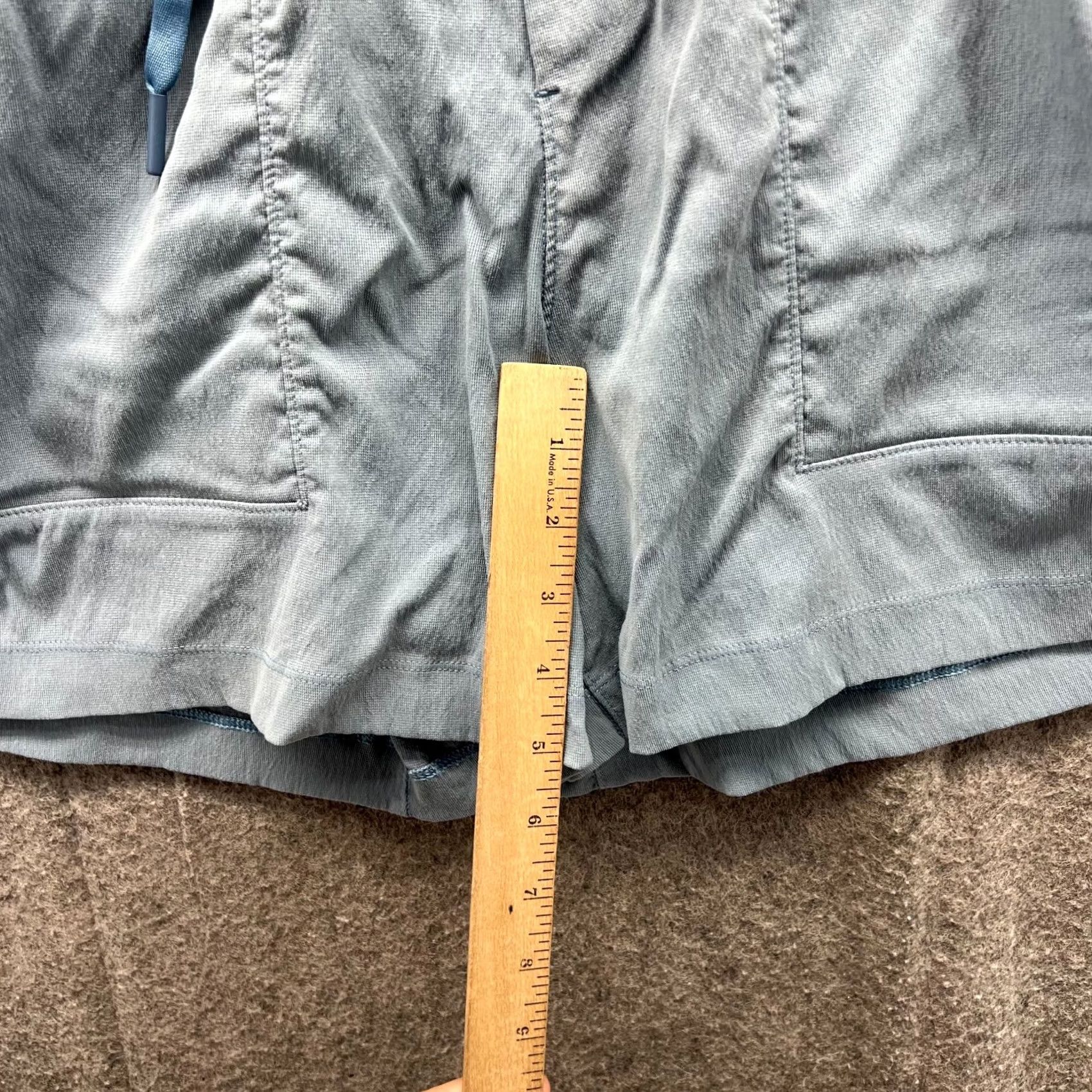 Lululemon Lululemon Shorts Women 10 Blue Tencel High Rise Drawstring Relaxed Fit Activewear Casual Summer 10 Womens Size 32" / US 10 / IT 46 - 6 Thumbnail