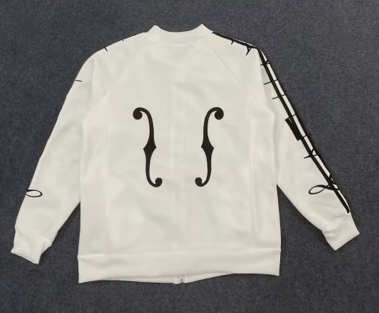 Other Musical Notes Striped Track Jacket Size US M / EU 48-50 / 2 - 2 Thumbnail
