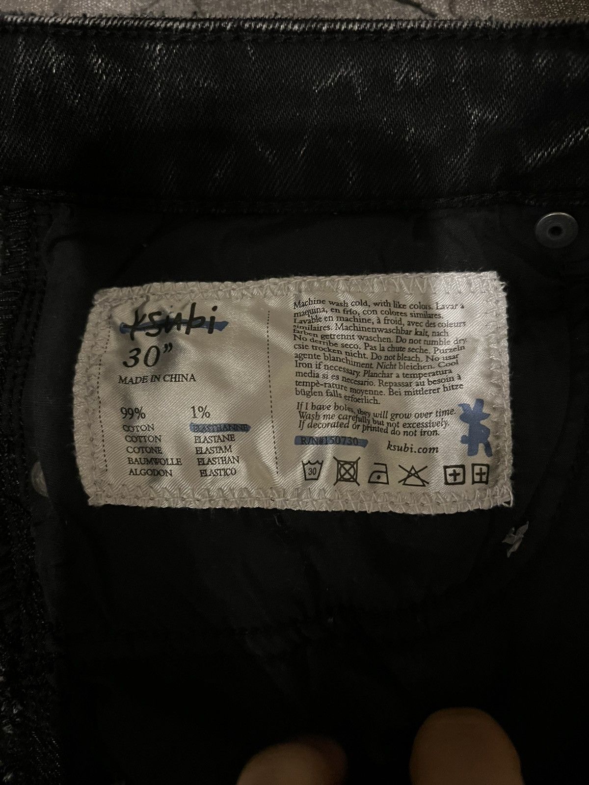 All Saints Razor Skinny Jeans Black Size 30