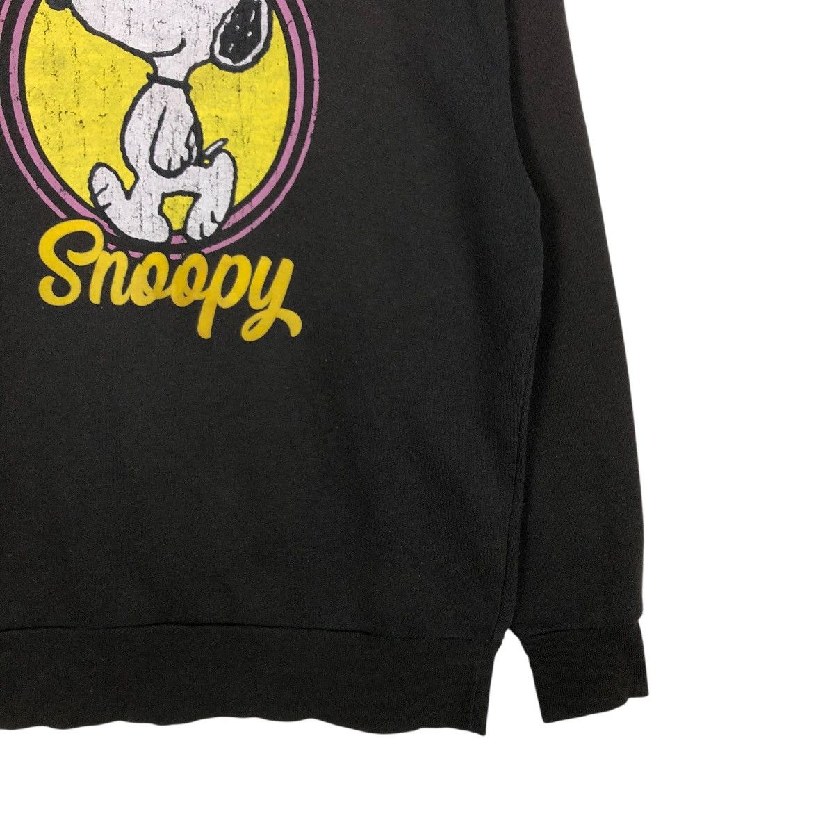 Peanuts 🔥VINTAGE SWEATSHIRT SNOOPYPEANUTS BIG LOGO OVER PRINT Size US M / EU 48-50 / 2 - 7 Thumbnail