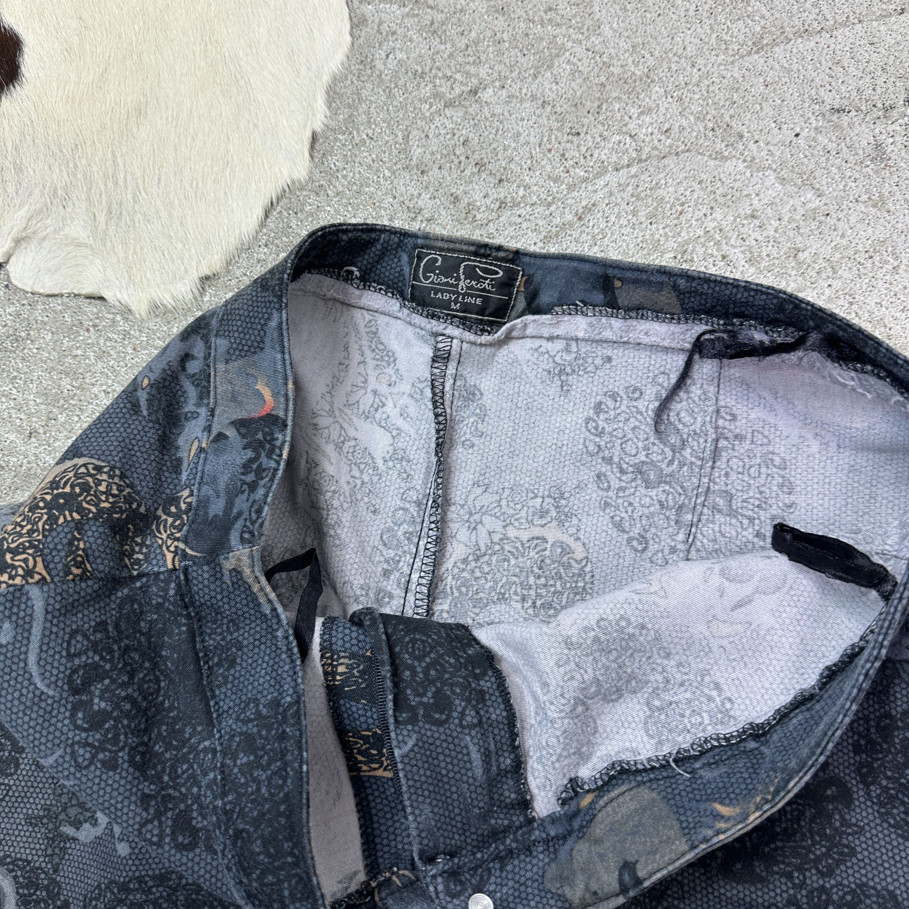 Vintage Vintage Streetwear Dragon Tiger Fullprint Jeans Y2K Size 38" / US 16 / IT 52 - 4 Thumbnail