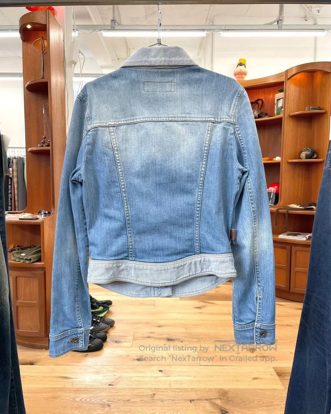 Moschino Moskino Vintage Cupid Denim Jacket. Size M / US 6-8 / IT 42-44 - 5 Thumbnail