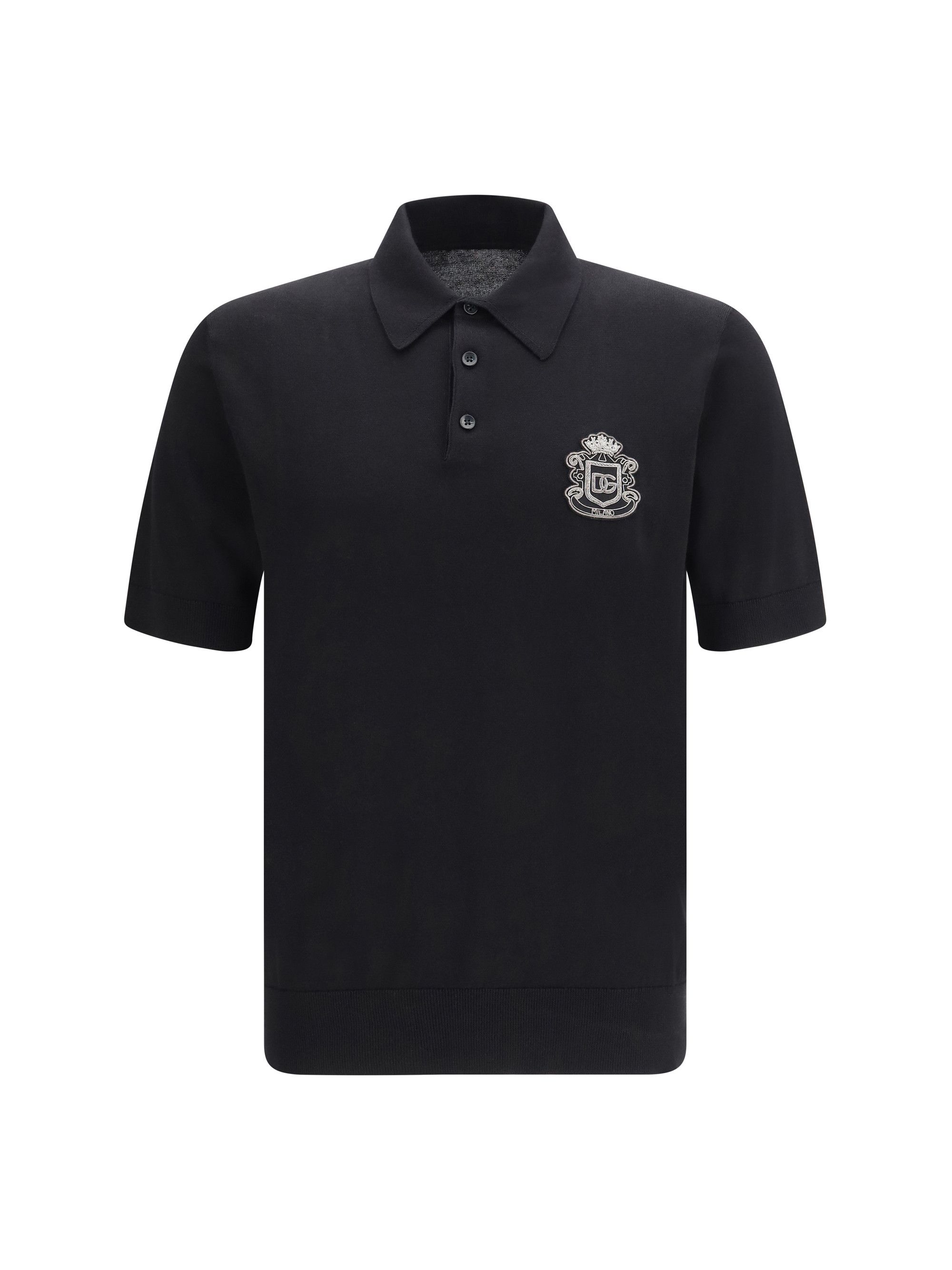 Dolce & Gabbana Polo Shirt with embroidered patch Size US M / EU 48-50 / 2 - 1 Thumbnail
