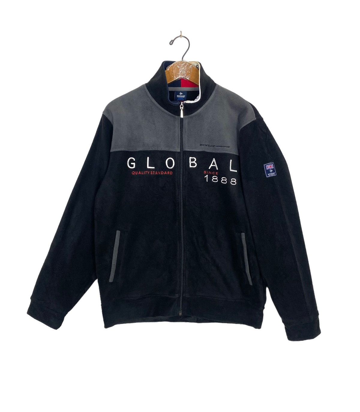 Rare‼️ Dunlop Motorsport Global Fleece Spellout