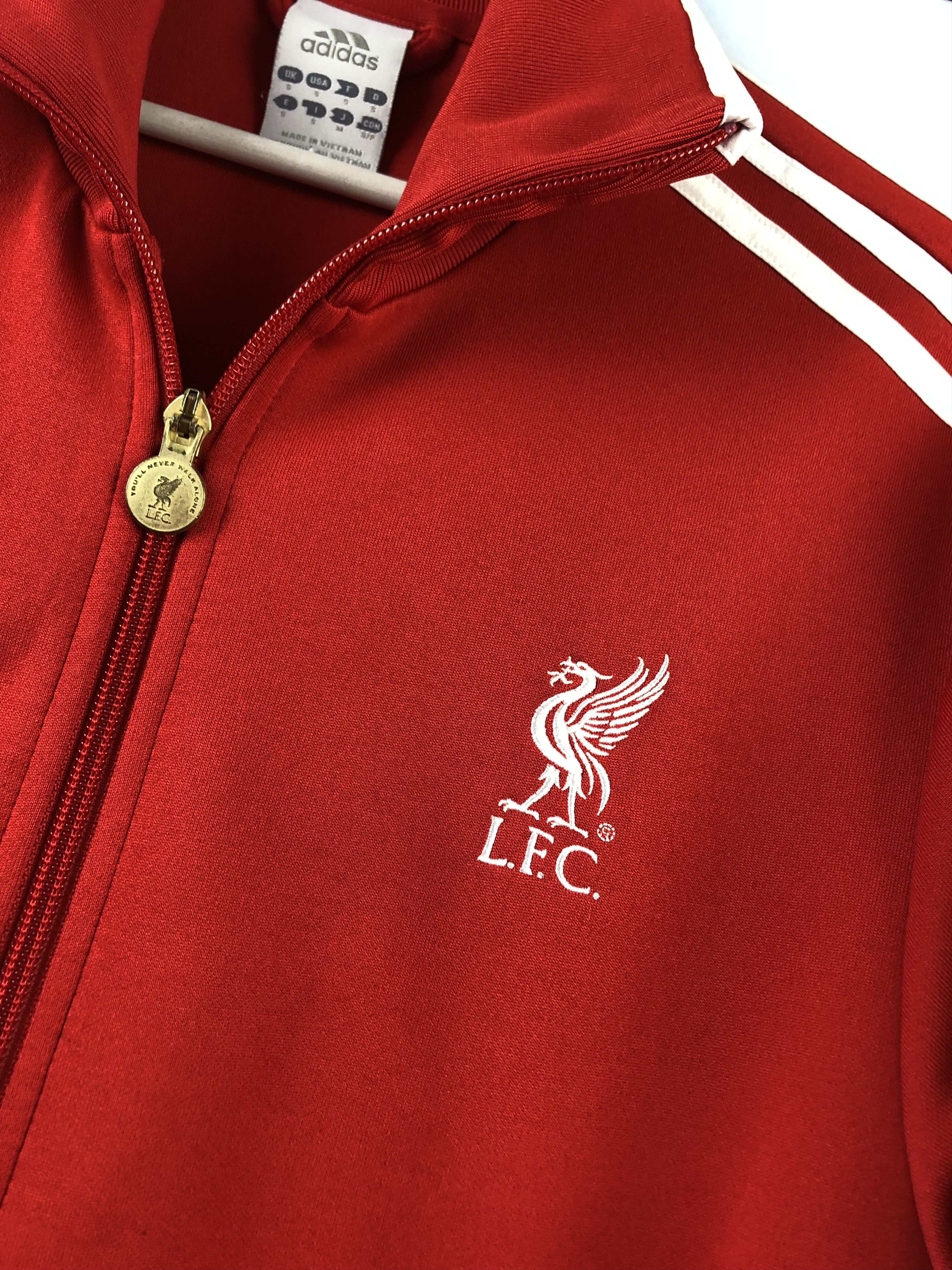 Adidas Vintage Liverpool Football Jacket Soccer Track Top Mens YNWA Size US S / EU 44-46 / 1 - 5 Thumbnail