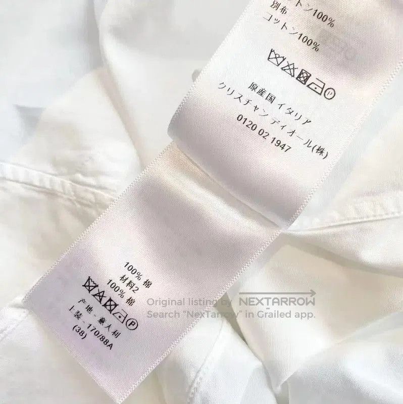 Dior Dior White Cotton Women's Shirt . Size XXS / US 00 / IT 34 - 6 Thumbnail