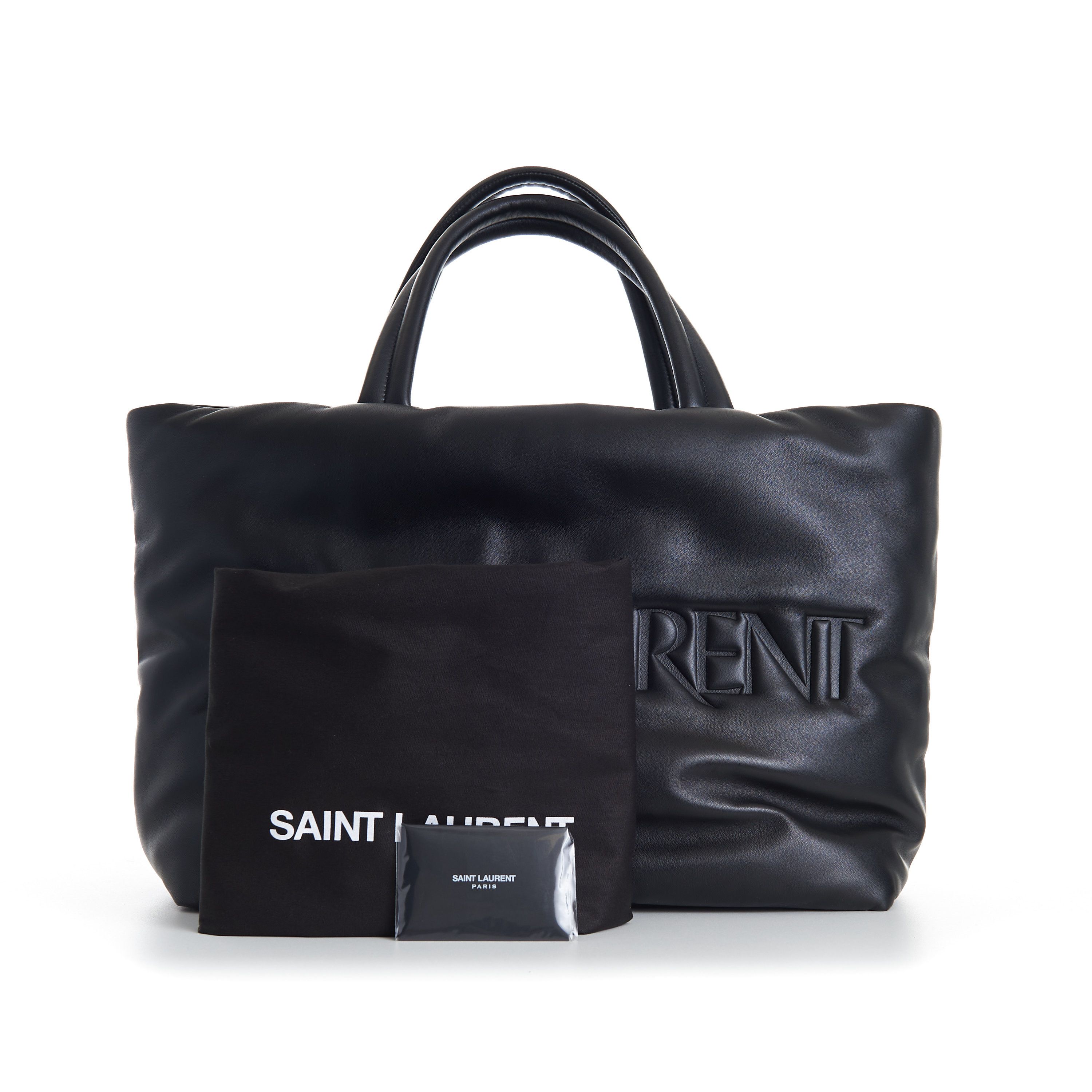 Saint Laurent Paris Padded Tote Bag With SaintLaurent Signature Size ONE SIZE - 8 Thumbnail