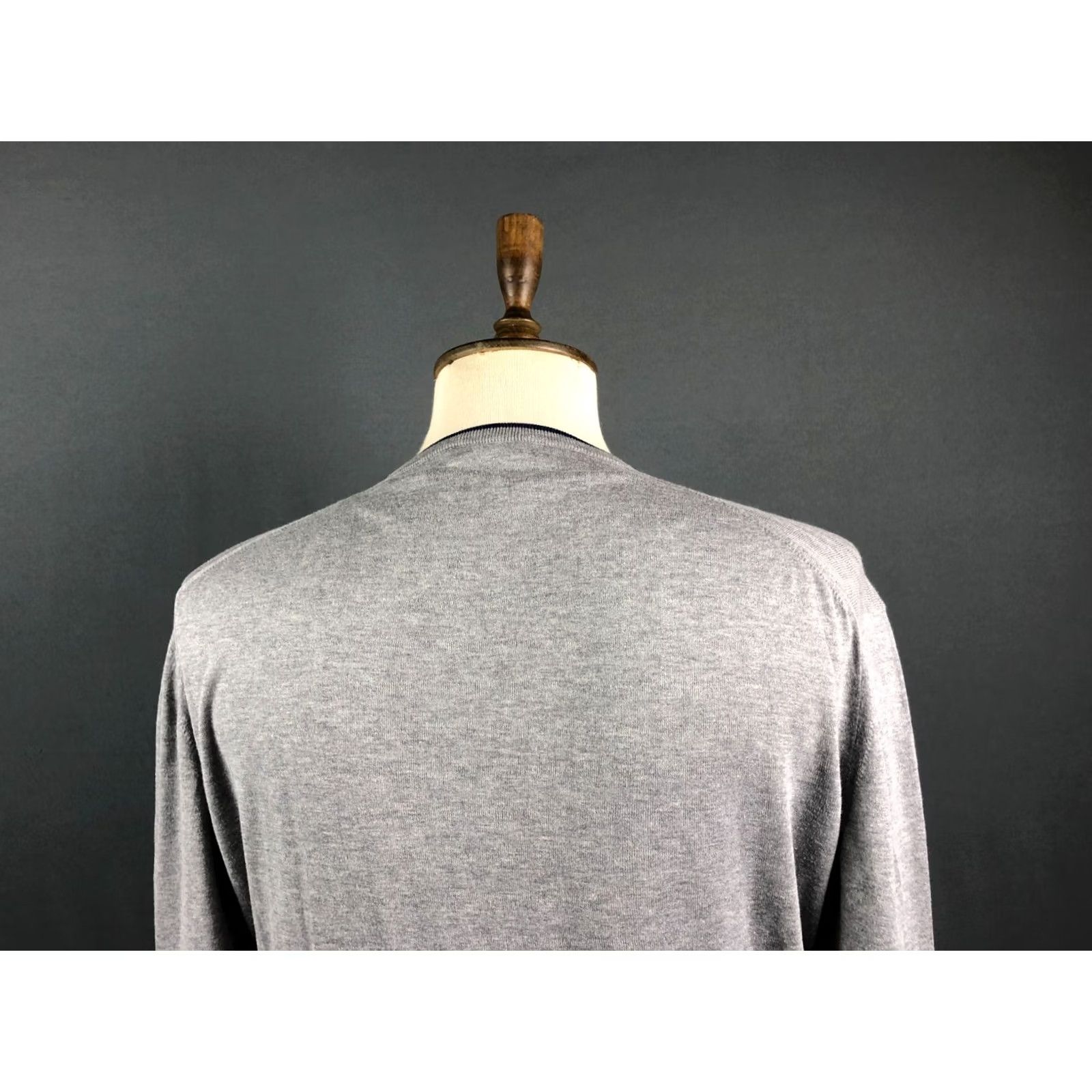 Fay Fay Sweatshirt Men Size 56 Cotton Gray Jersey Ribbed Crewneck Long Sleeve Pullover Size US XL / EU 56 / 4 - 5 Thumbnail