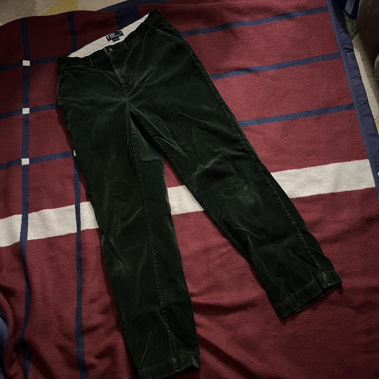 Polo Ralph Lauren Polo Ralph Lauren Y2K Forest Green Corduroy Preppy chino Size US 34 / EU 50 - 1 Thumbnail