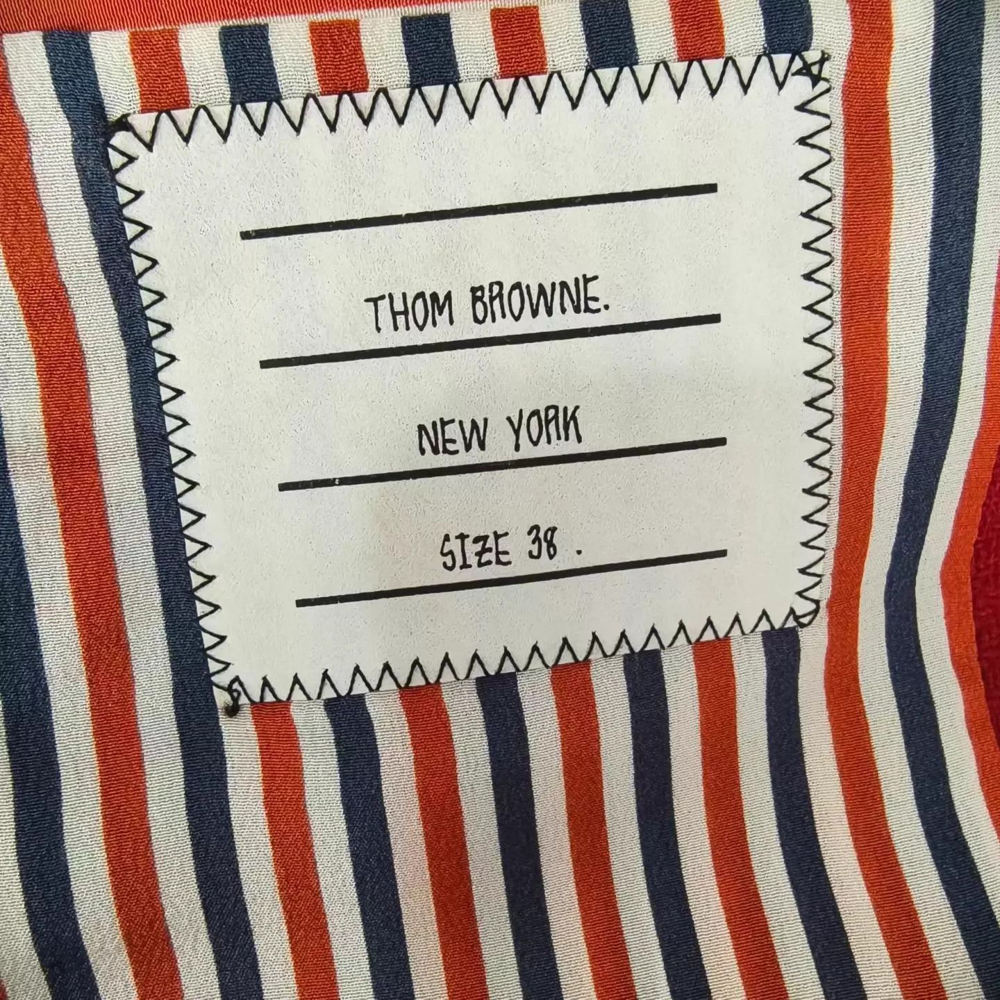 Thom Browne Thom Browne women's Red Tweed Blazer 38 99 Size XS / US 0-2 / IT 36-38 - 4 Thumbnail
