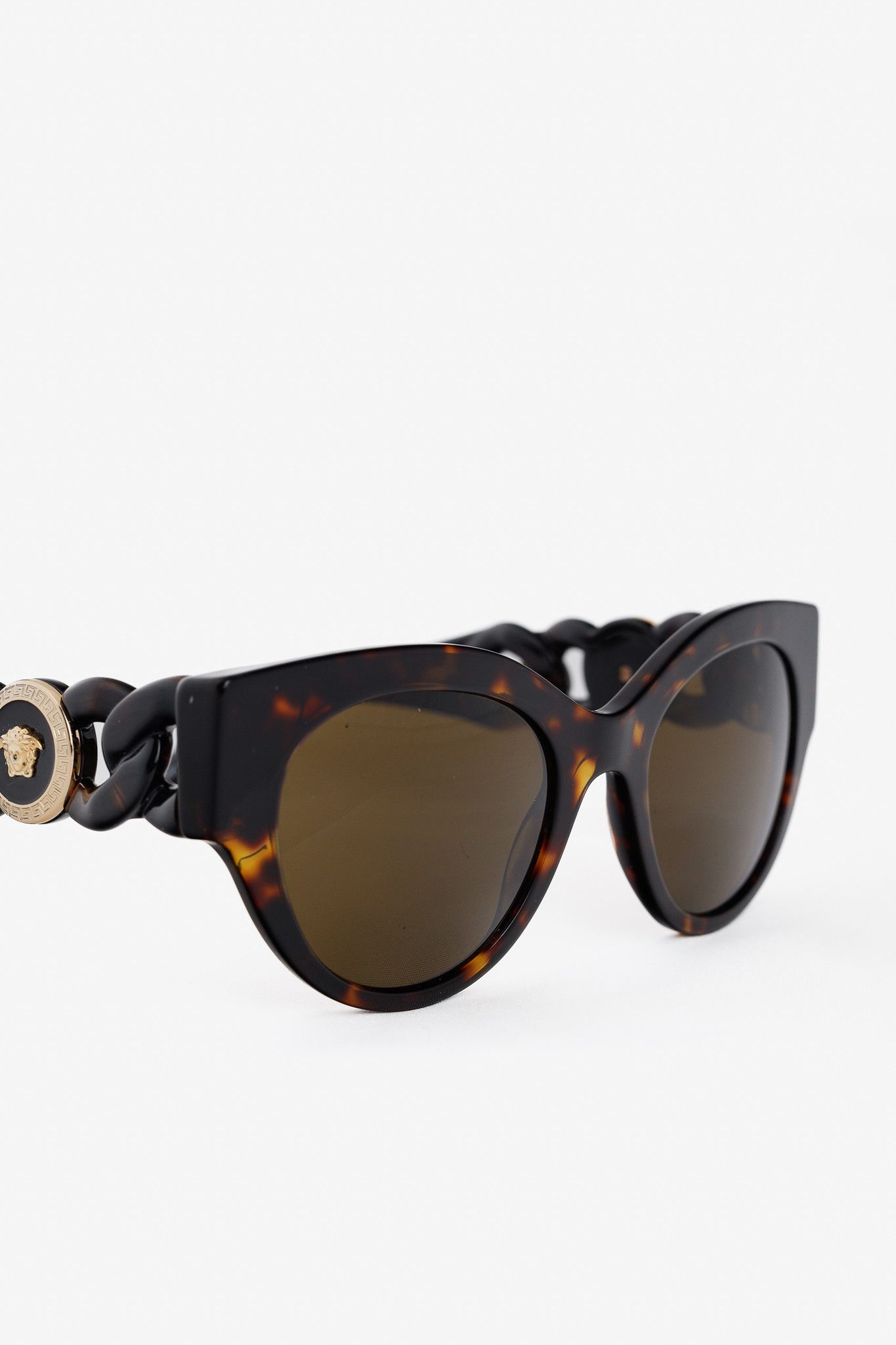 Versace Versace VE4408 108/73 Havana Tortoiseshell Medusa Sunglasses Size ONE SIZE - 5 Thumbnail