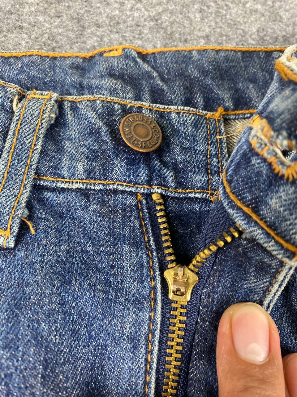 Levi's vintage levis 519 nice design denim Size US 27 - 10 Thumbnail