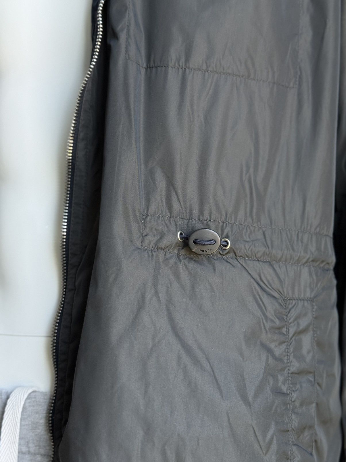 Prada Prada Reversible jacket Big Logo Nylon Size US XXL / EU 58 / 5 - 8 Thumbnail