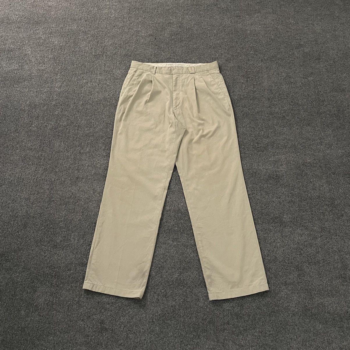 Yves Saint Laurent Pleated Trouser Workwear Pants