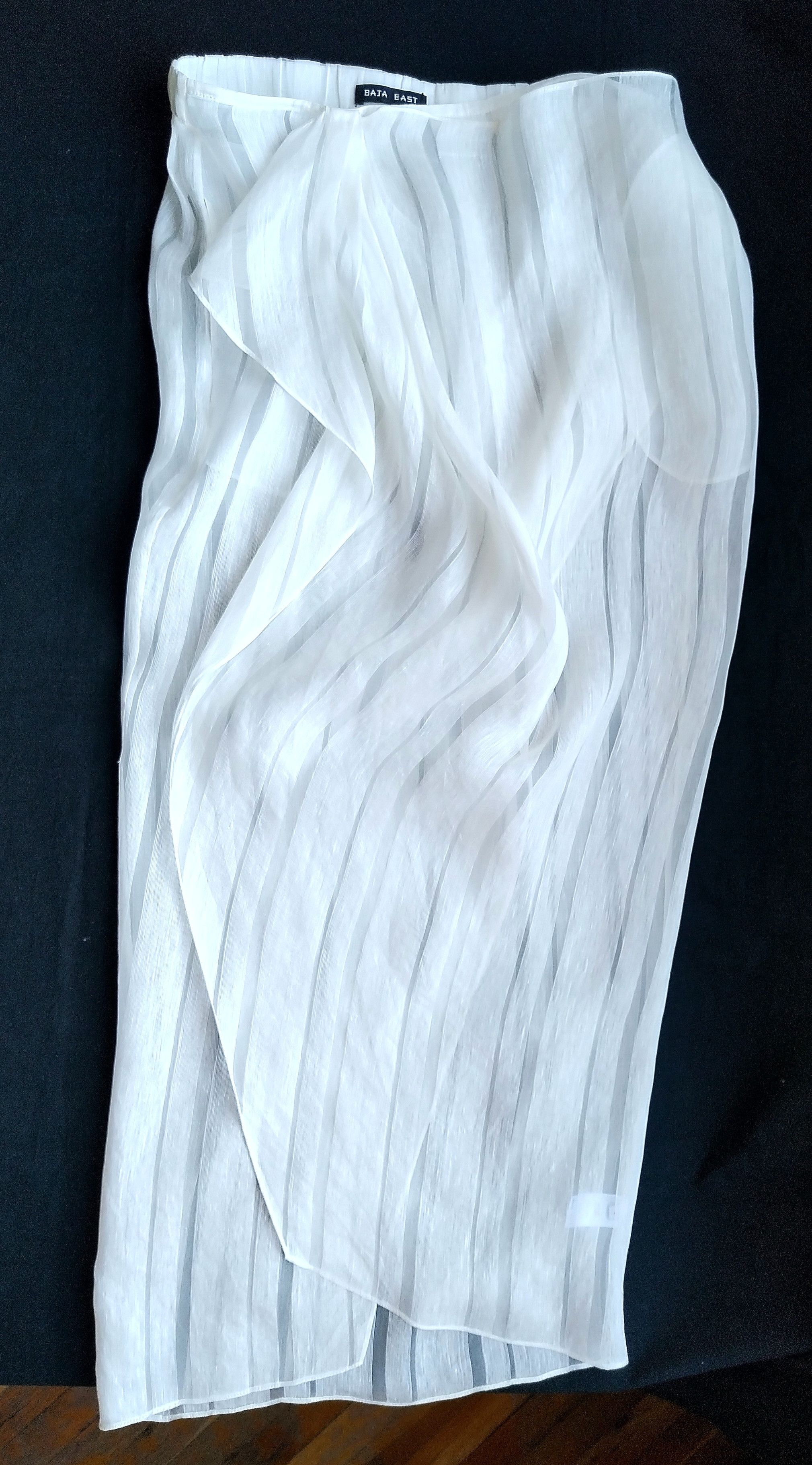 Baja East Transparent maxi skirt Size 28" / US 6 / IT 42 - 12 Thumbnail