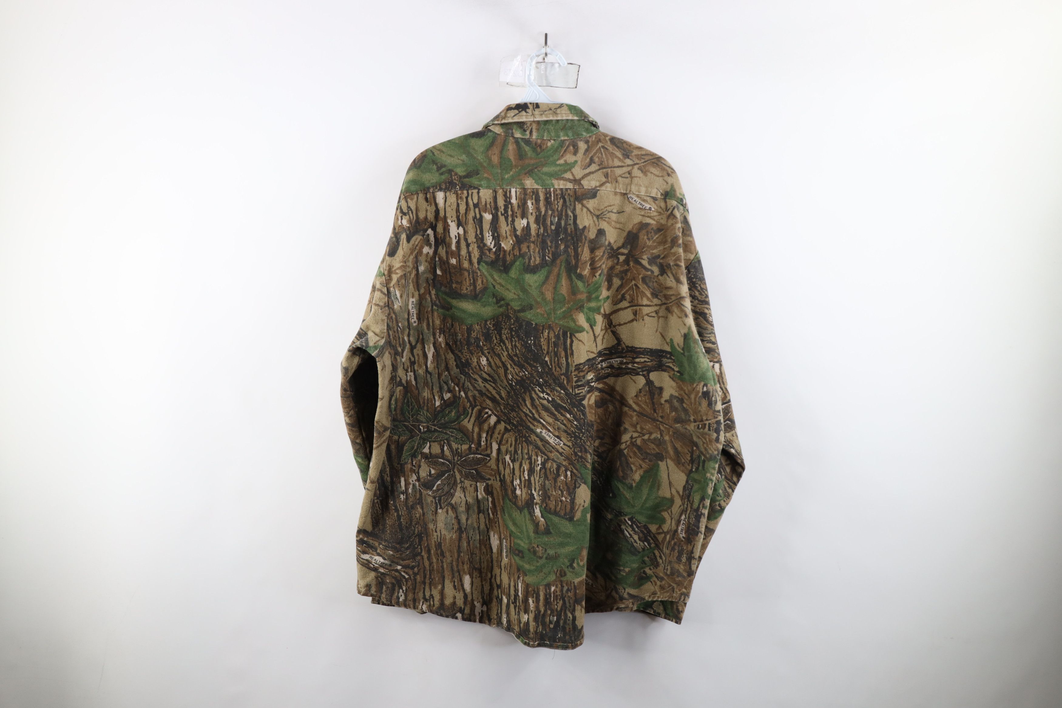 Vintage Vintage 90s Streetwear Realtree Camouflage Button Shirt USA Size US XL / EU 56 / 4 - 10 Thumbnail