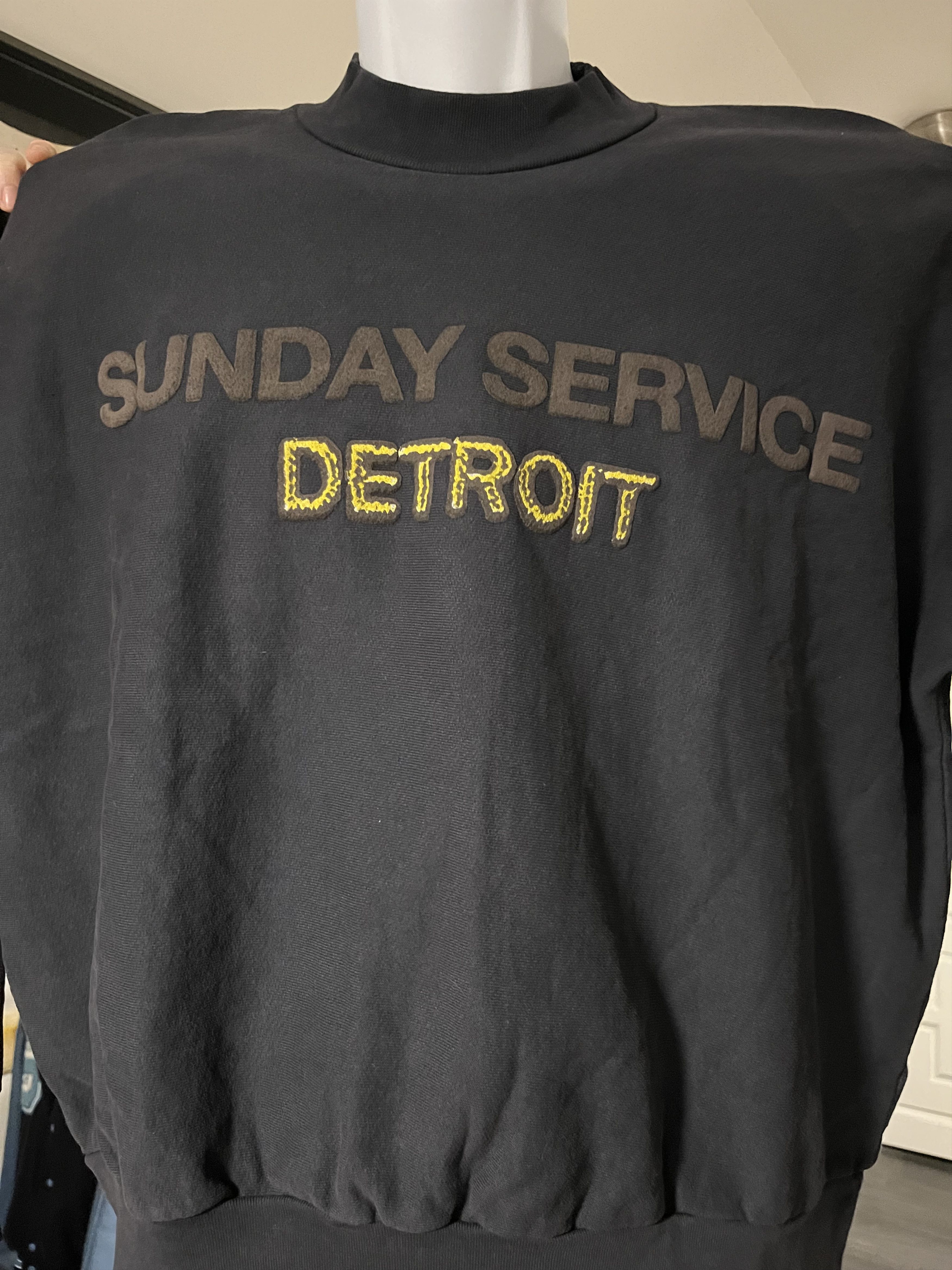 Kanye West Sunday Service Gold Detroit II Crewneck Navy Size US L / EU 52-54 / 3 - 8 Thumbnail