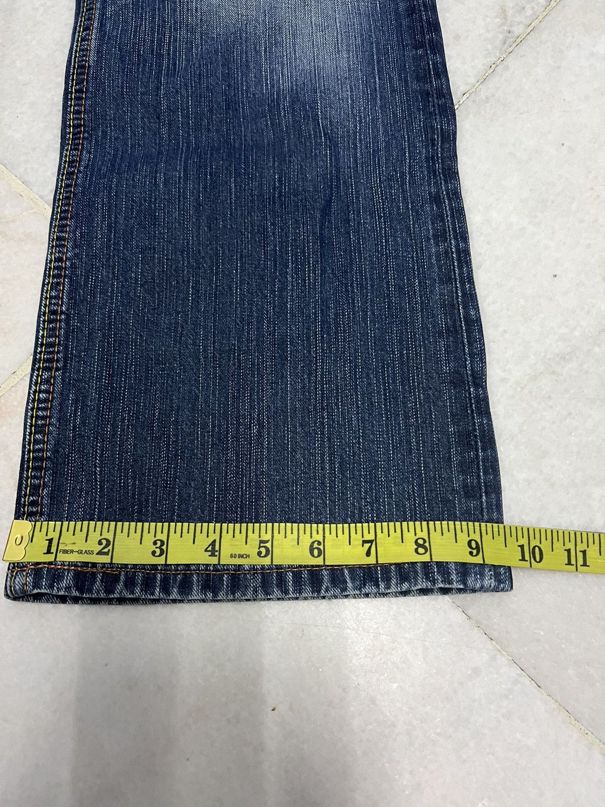 Edwin × Japanese Brand VTG EDWIN DISTRESSED FLARE JEANS VERY RARE Size US 32 / EU 48 - 16 Thumbnail