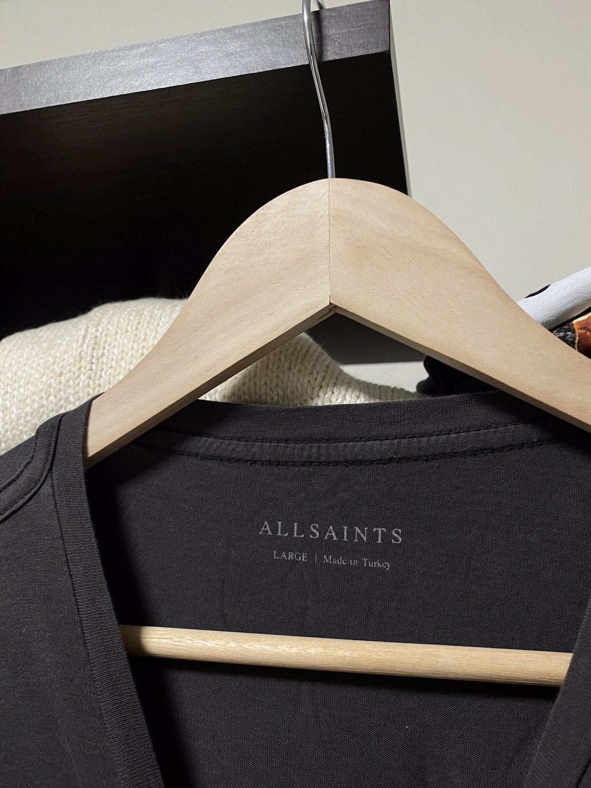 Allsaints × Vintage Vintage Y2K Allsaints Tee Logo Luxury Size US L / EU 52-54 / 3 - 6 Thumbnail