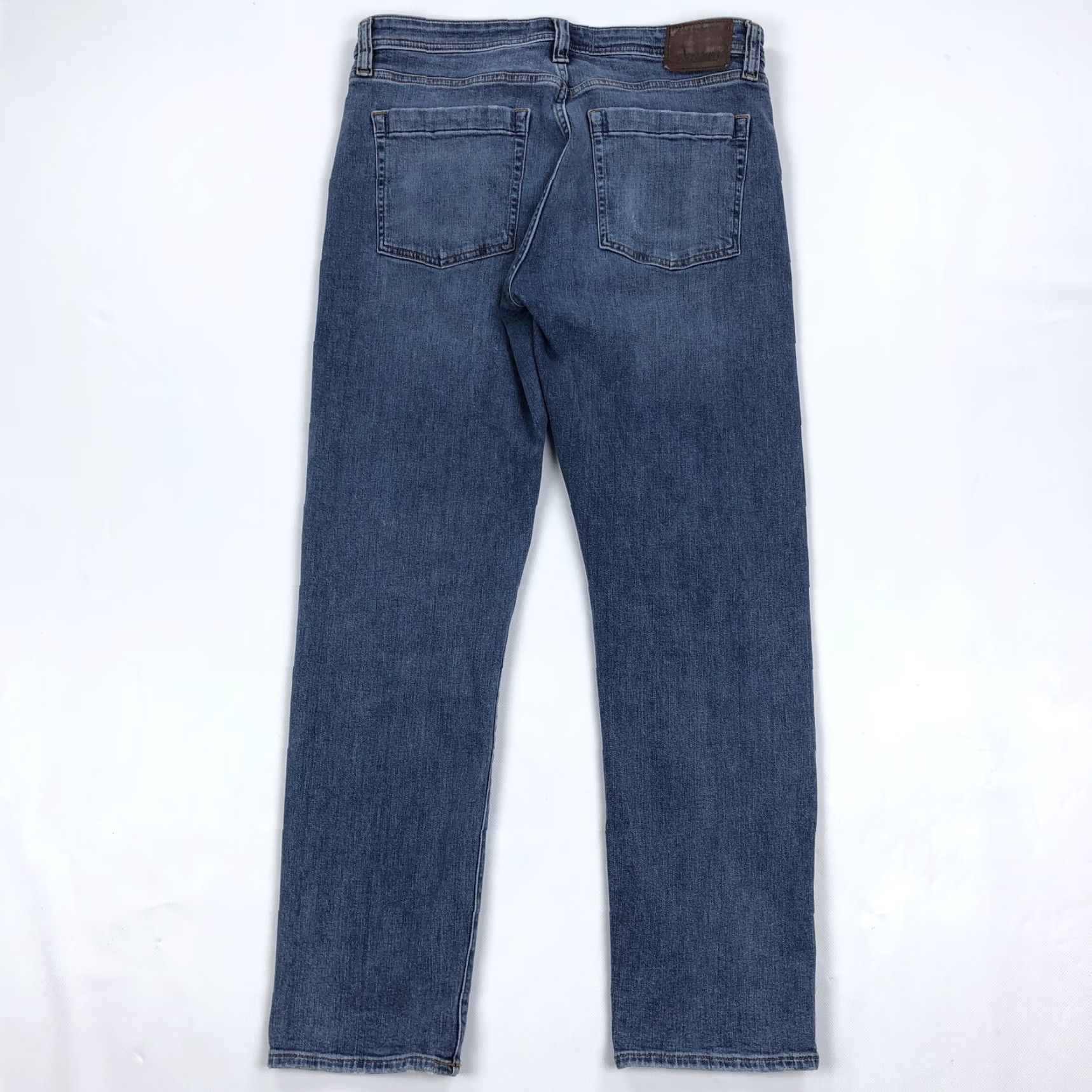 Denime Revtown Decade Denim Automatic Jeans Men 33x32 Dark Wash Straight Fit Size US 33 - 2 Thumbnail