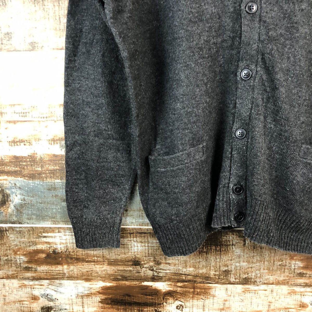 Uniqlo Uniqlo japan vintage Black Cardigan Knitwear #A2506 Size US XL / EU 56 / 4 - 7 Thumbnail