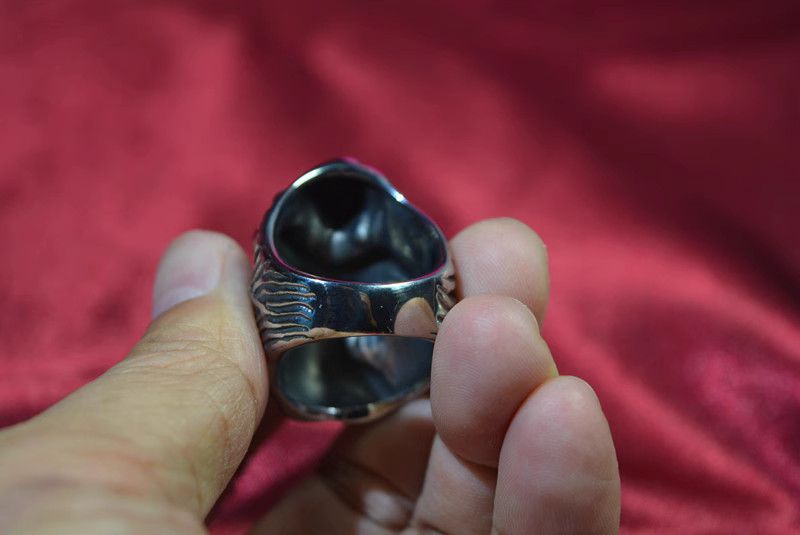 Jewelry Beauty Retro Jewelry Rings Open Size Chrome Ring (Size 7-13) Size ONE SIZE - 4 Thumbnail